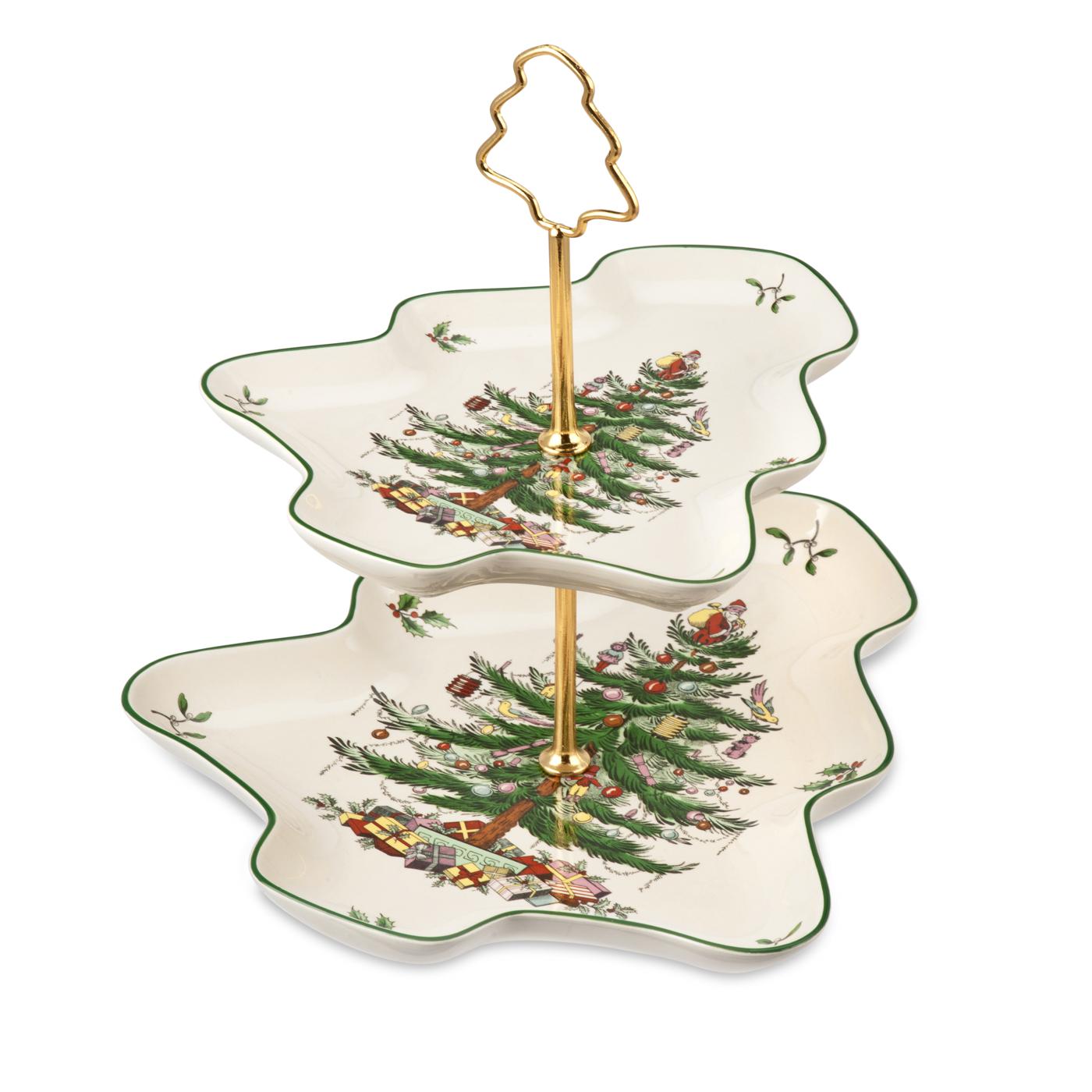Christmas Tree Sculpted 2 Tier Server image number null