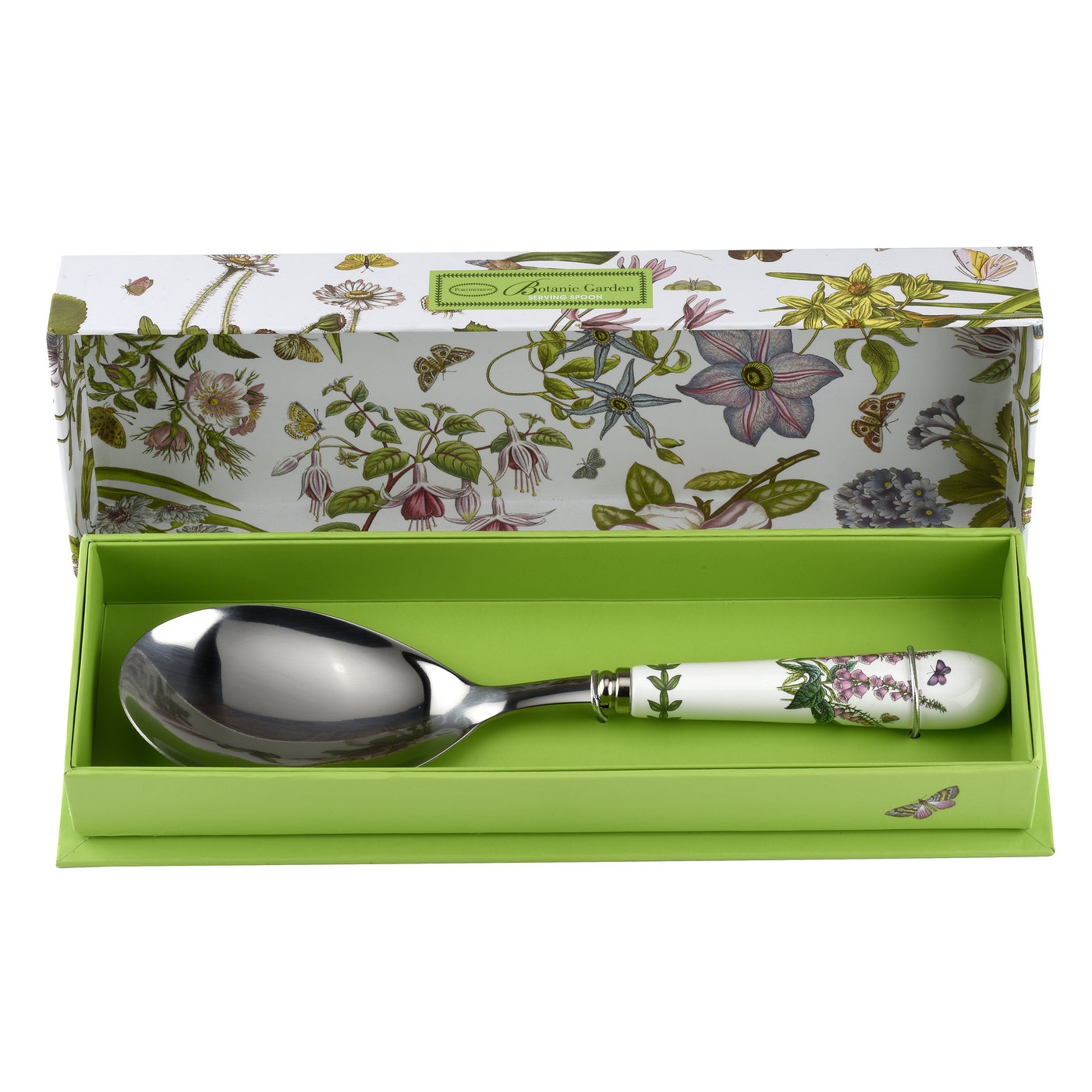 Botanic Garden 10 Inch Serving Spoon (Foxglove) image number null