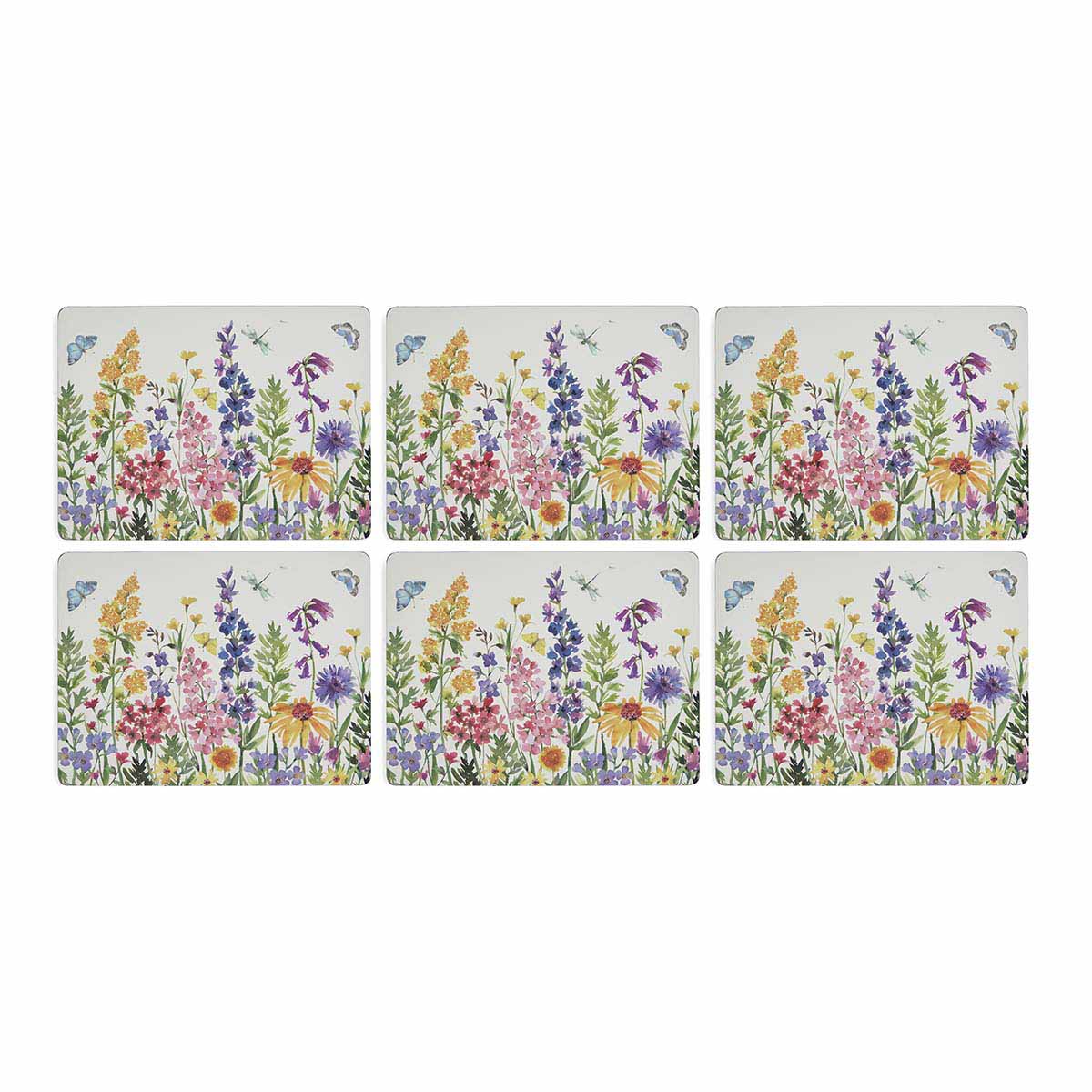 Wildflowers Set of 4 Large Placemats image number null