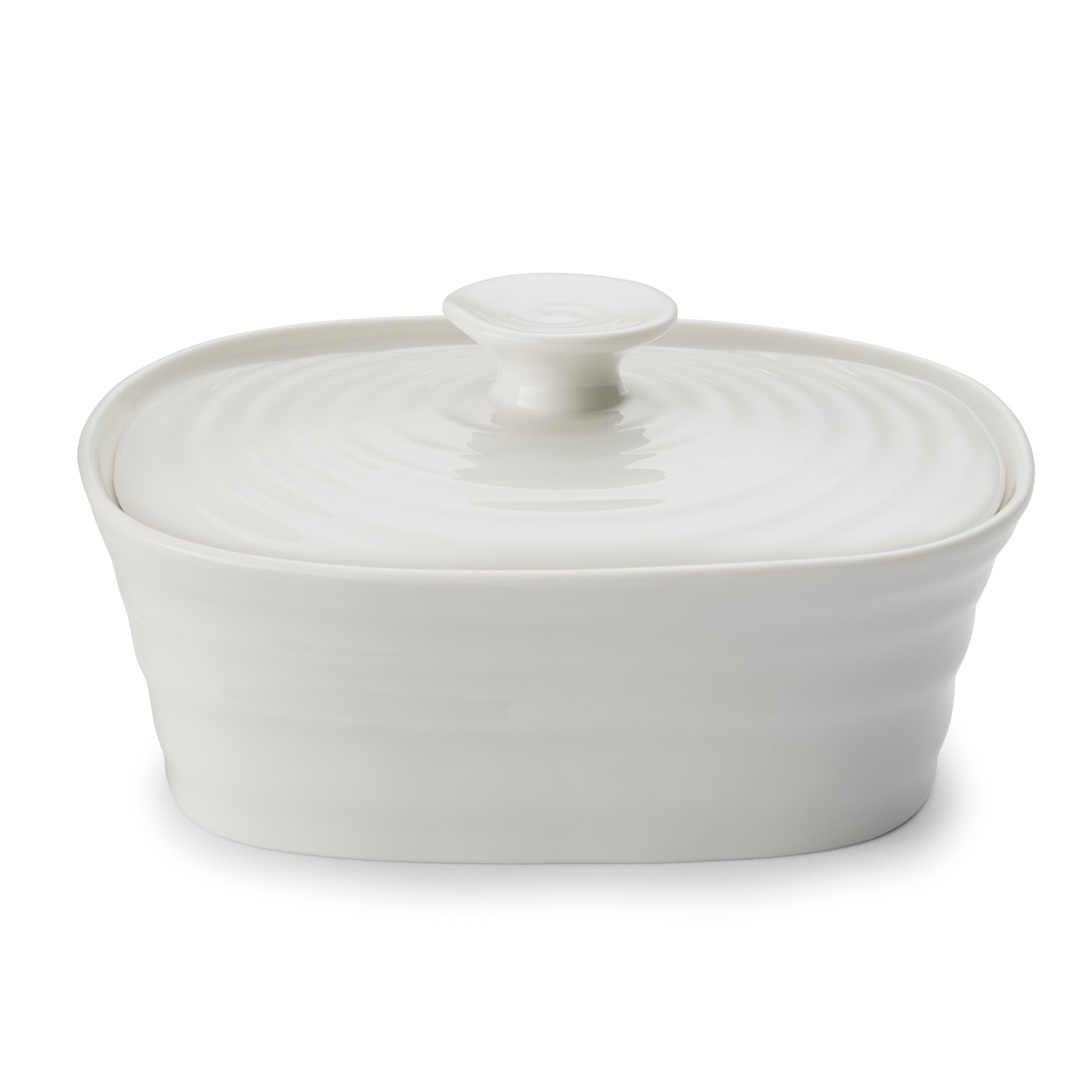 Sophie Conran Covered Butter Dish, White image number null