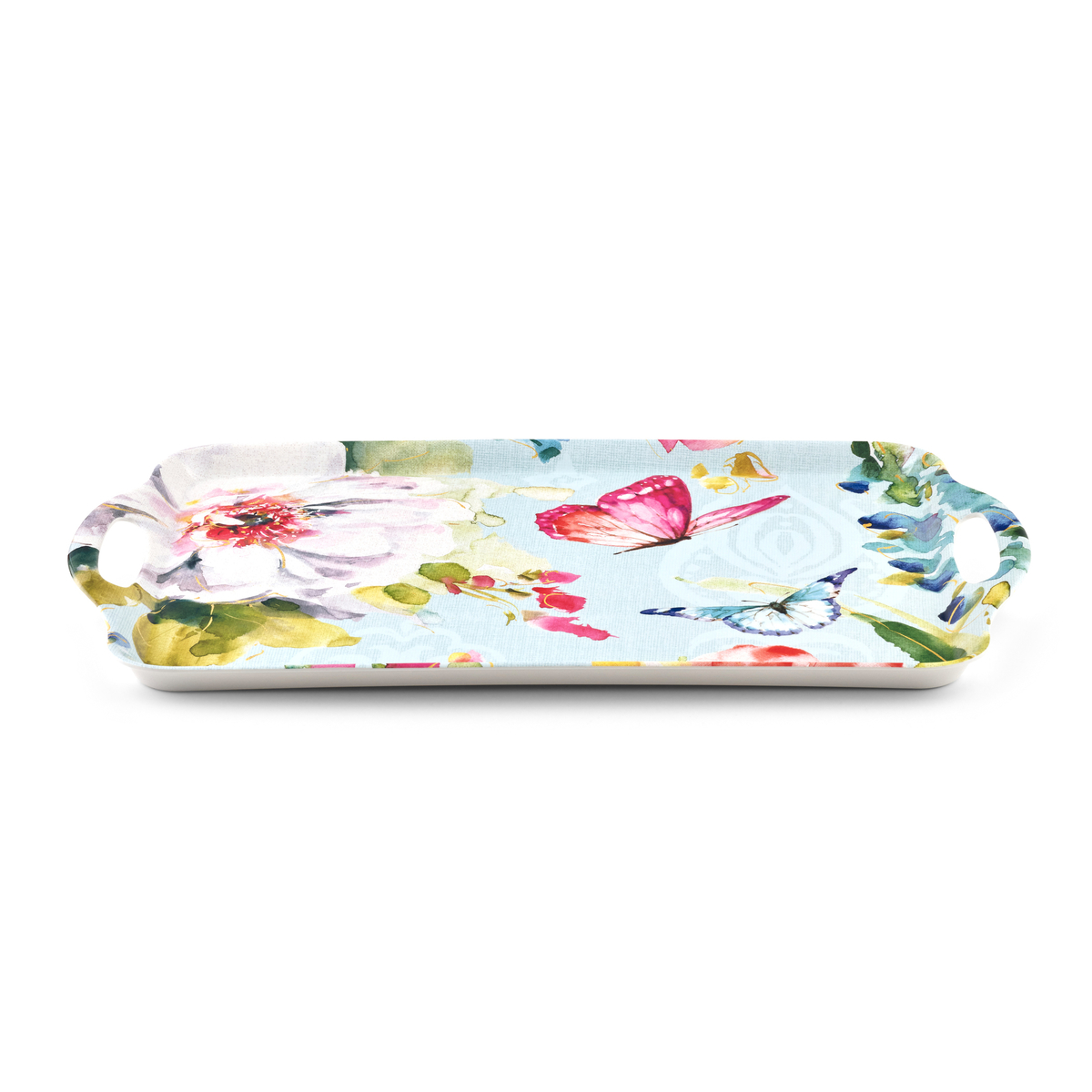 Colorful Breeze Large Melamine Handled Tray image number null