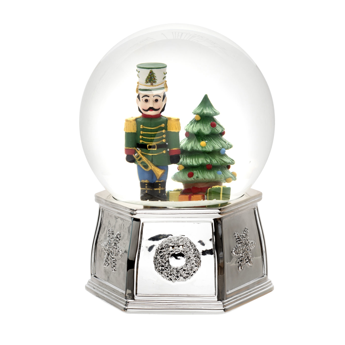 Christmas Tree 6.5 Inch Musical Nutcracker Snowglobe (Nutcracker Suite) image number null