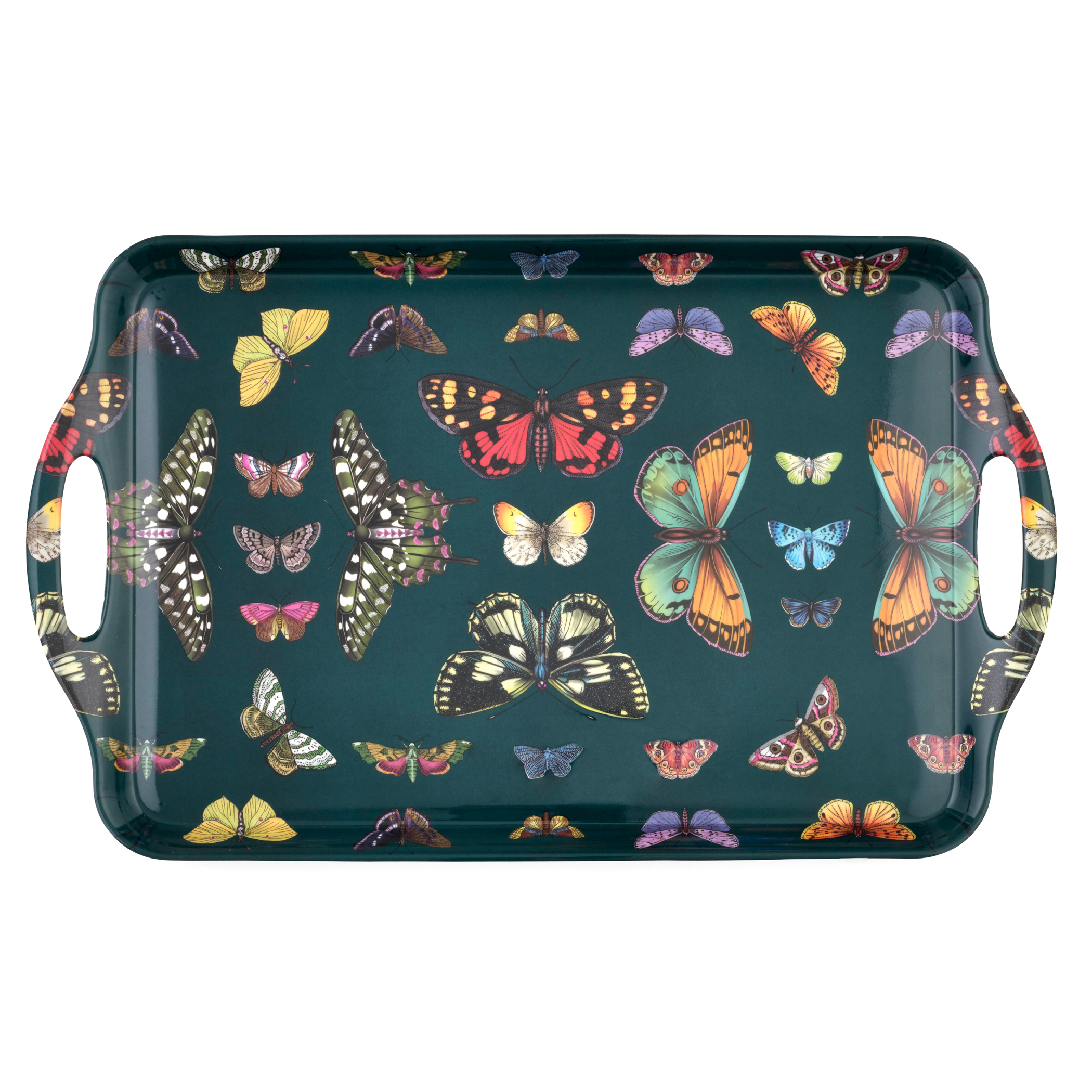 Pimpernel Botanic Garden Harmony Melamine Large Handled Tray Portmeirion