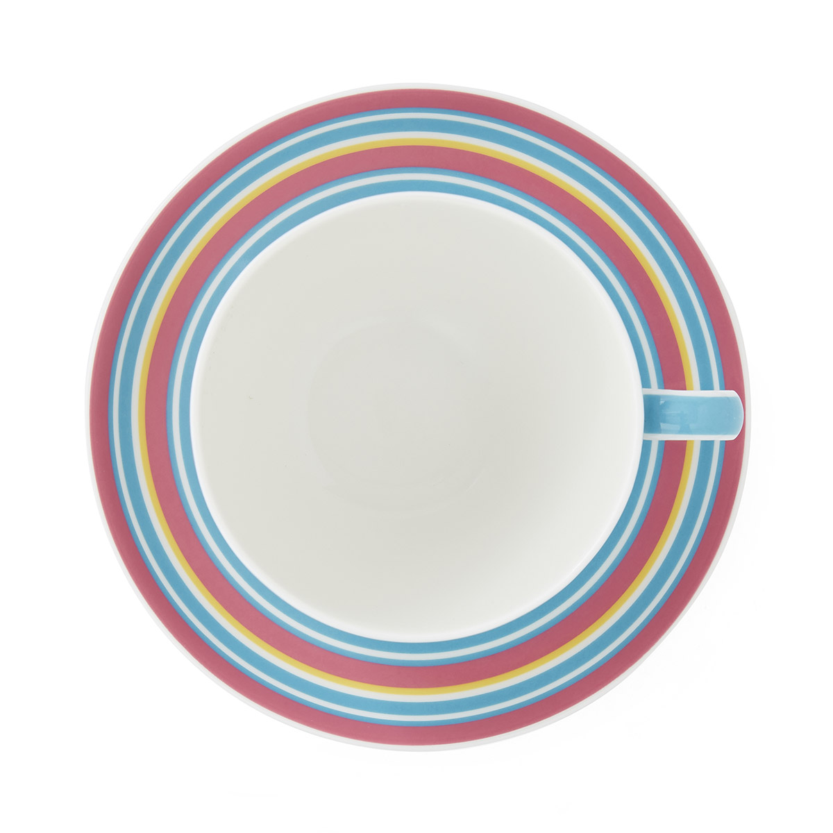 Kit Kemp Calypso Teacup & Saucer - Turquoise image number null
