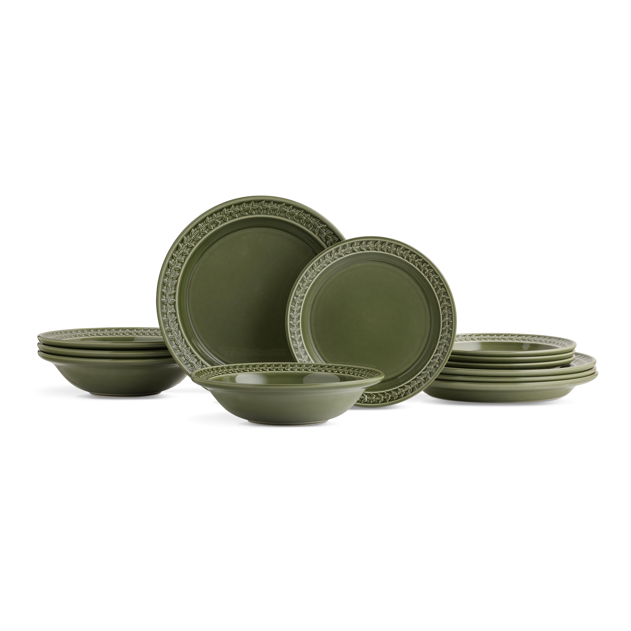 Botanic Garden Harmony 12 Piece Set Forest Green image number null