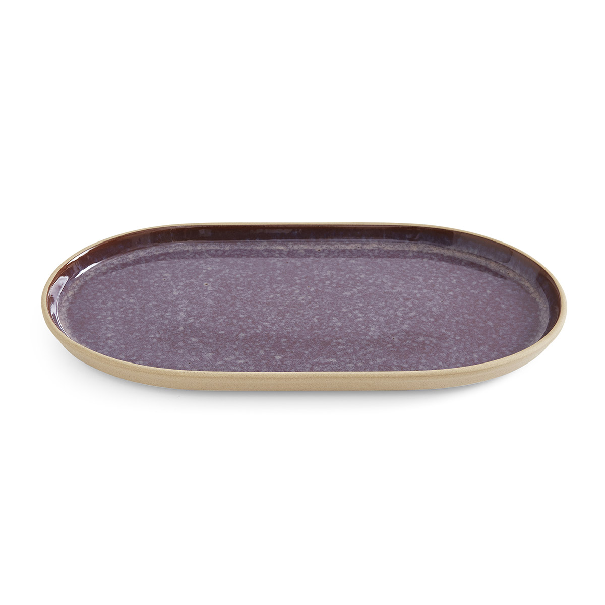 Minerals Medium Oval Platter, Amethyst image number null