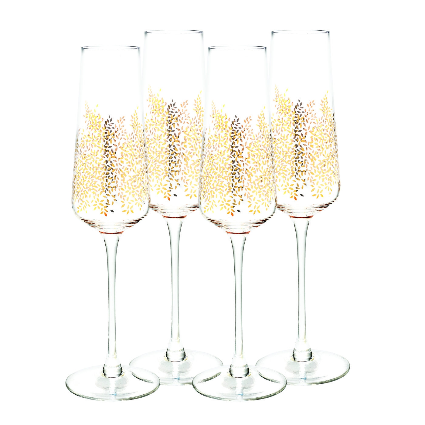 포트메리온 '사라 밀러 런던' 샴페인잔 4개 세트 Sara Miller London for Portmeirion Champagne Flute Set of 4