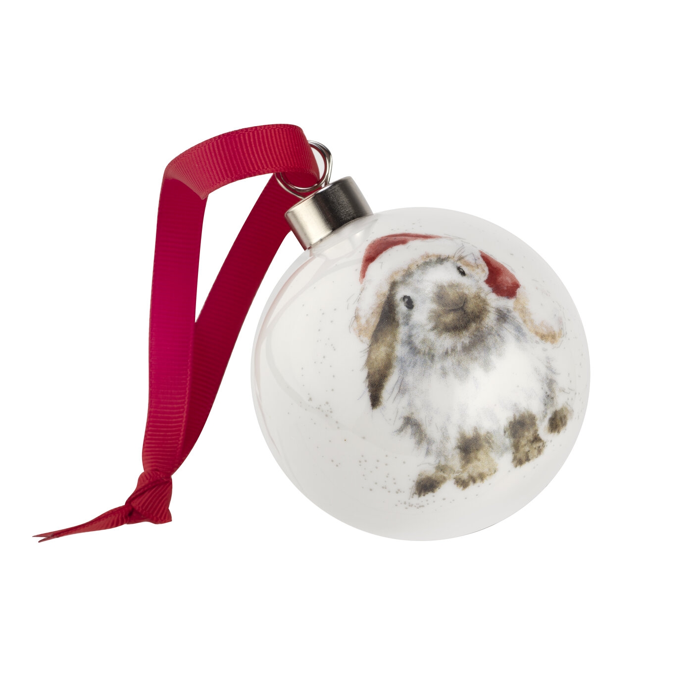 Wrendale Designs Rabbit Christmas Decoration image number null