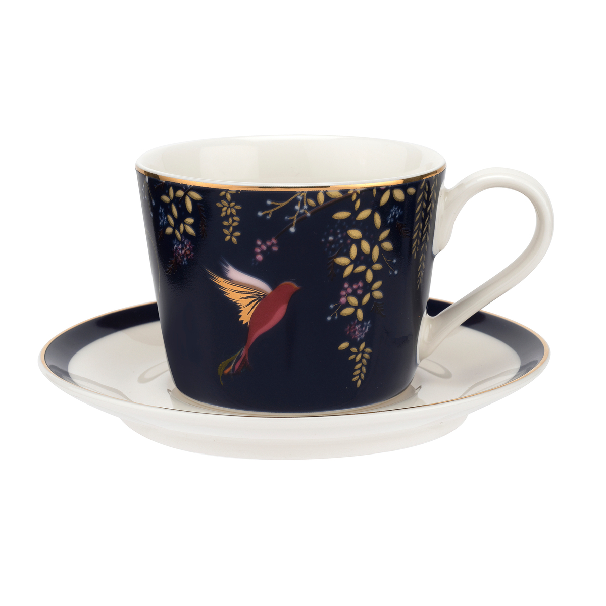 Sara Miller Chelsea Teacup and Saucer Navy image number null