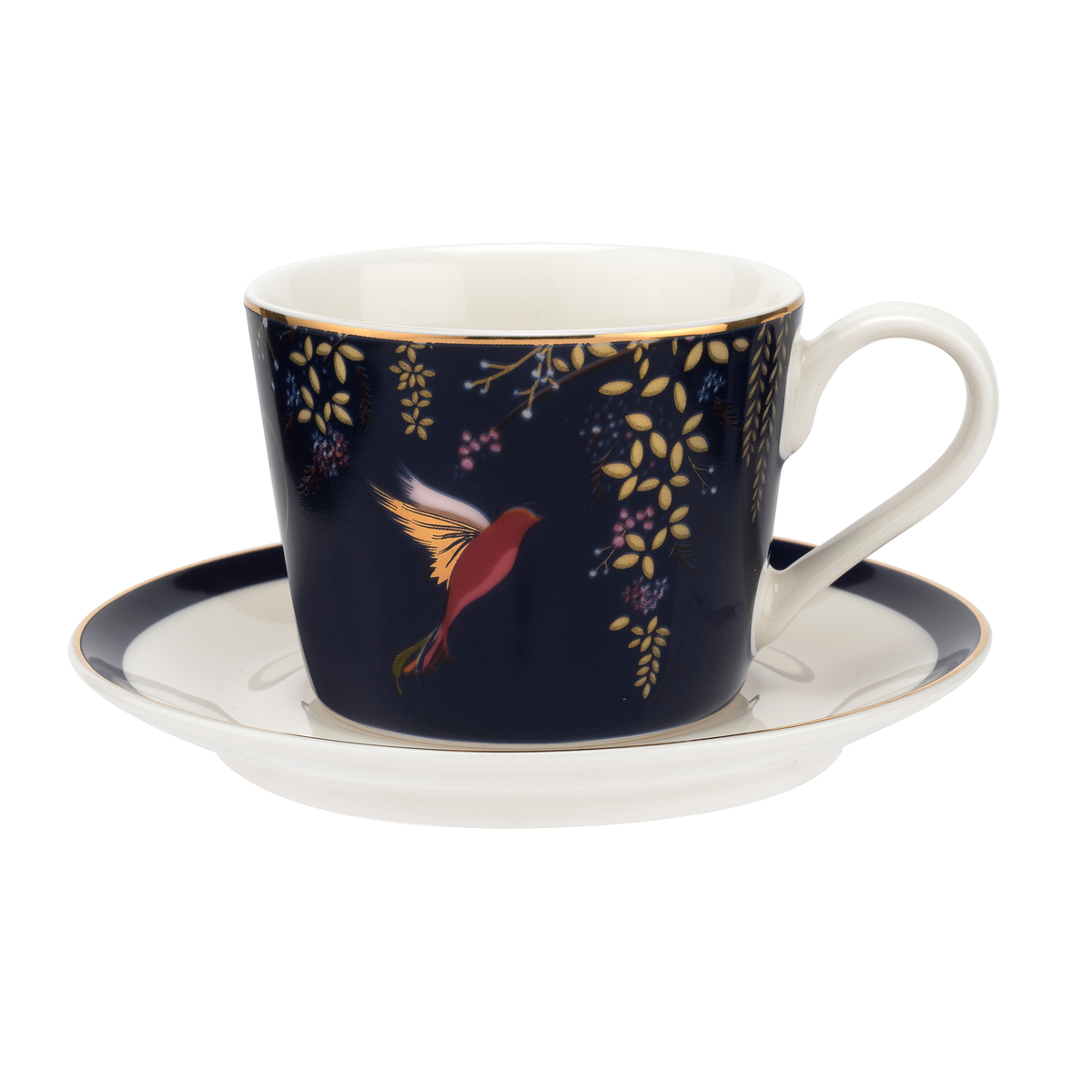 Sara Miller Chelsea Teacup & Saucer, Navy image number null