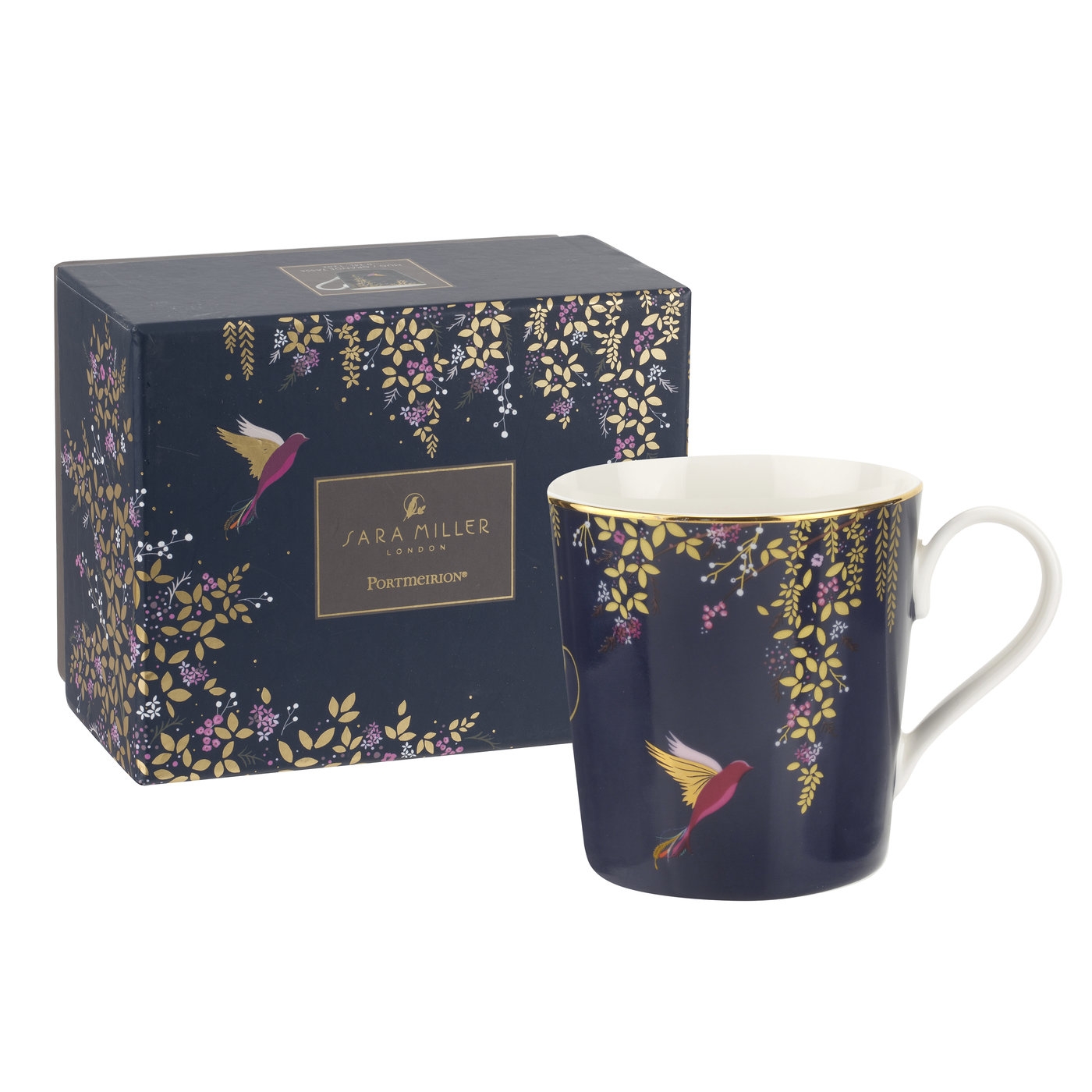 Sara Miller Chelsea Mug Navy image number null