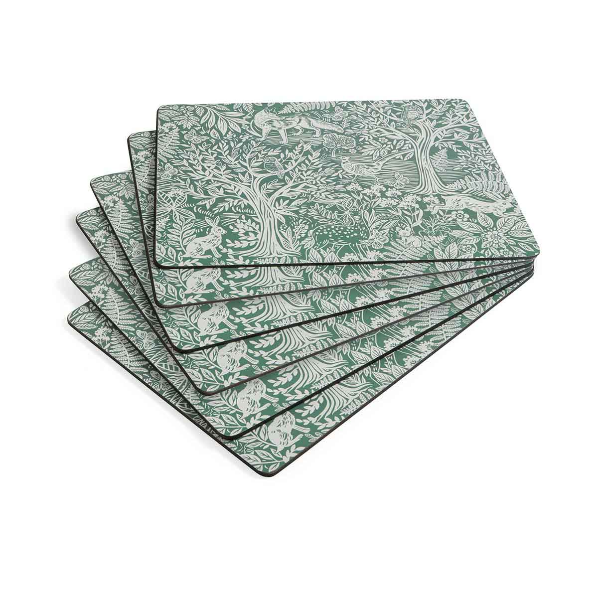 Tapestry Sage Set of 4 Large Placemats image number null