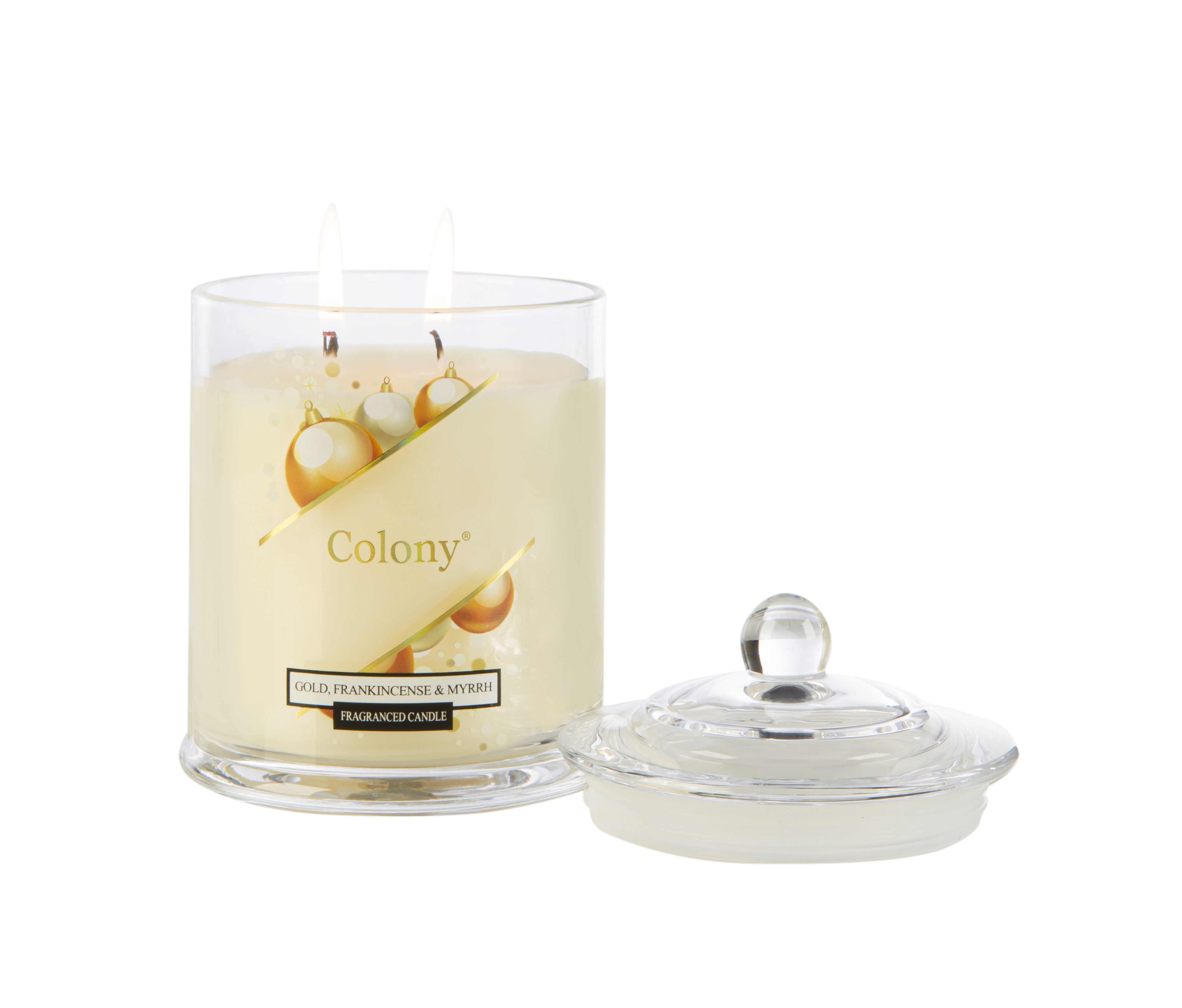 Gold Frankincense & Myrrh Candle Jar image number null