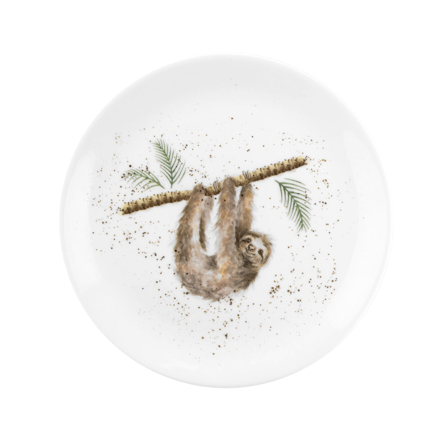 Hanging Around 8 Inch Plate (Sloth) image number null