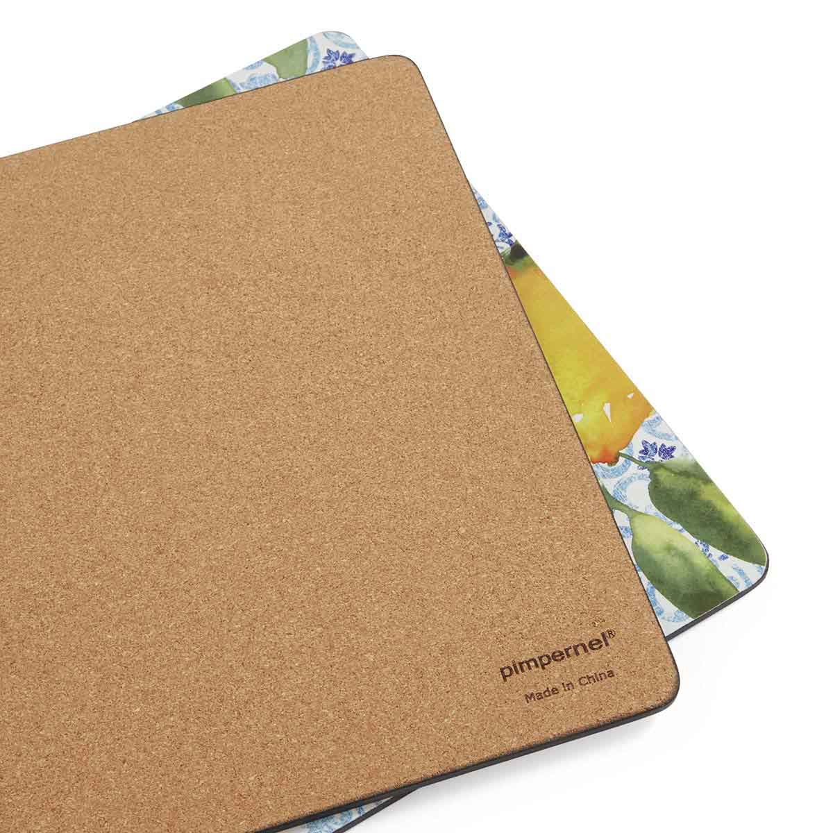 Amalfi Lemons Set of 4 Large Placemats image number null