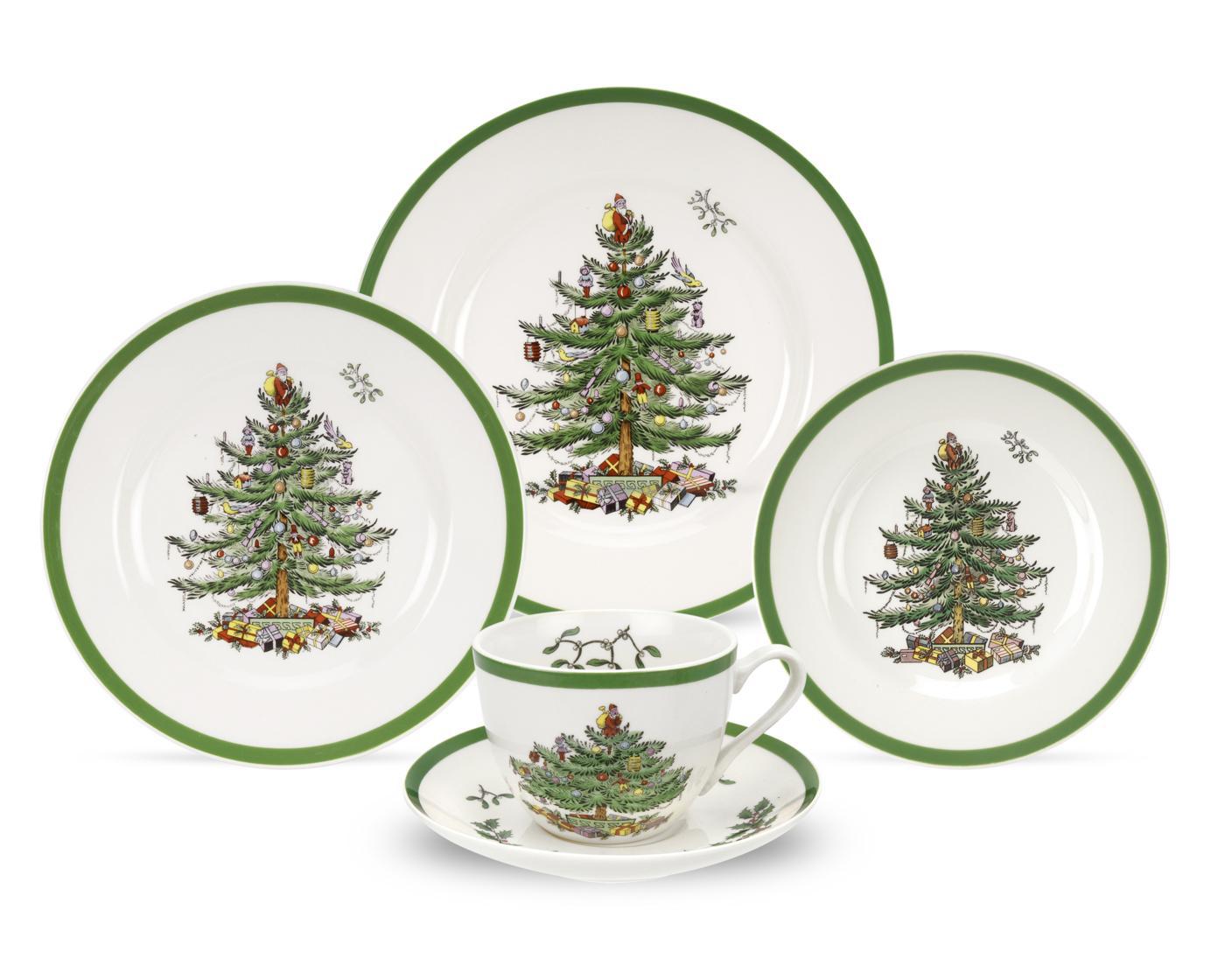 Christmas Tree 5 Piece Placesetting image number null