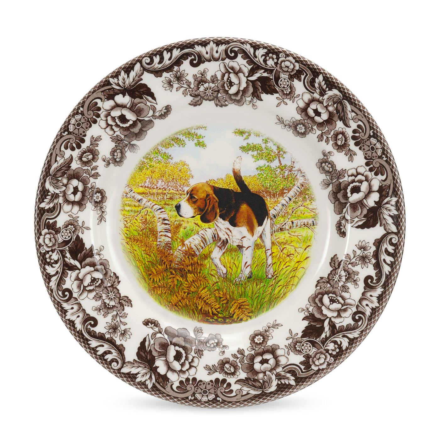 Woodland Beagle Salad Plate image number null