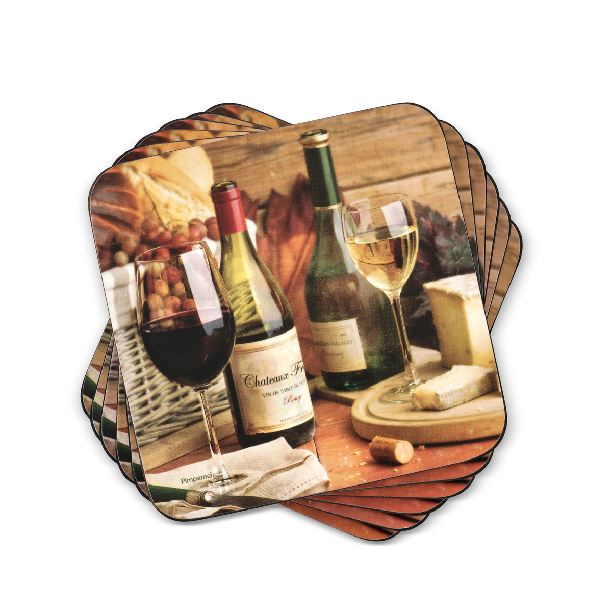 Artisan Wine Coasters Set of 6 image number null