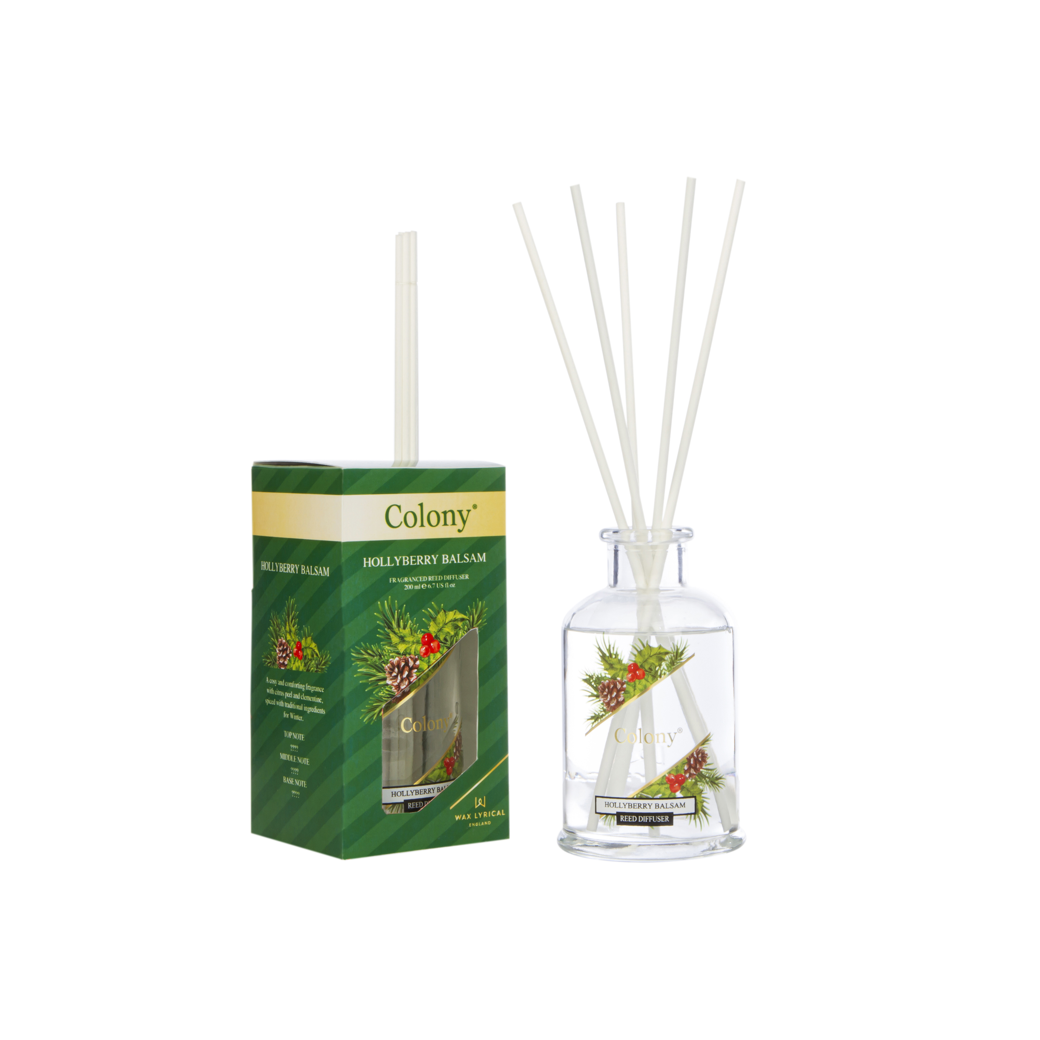 Hollyberry Balsam Reed Diffuser image number null