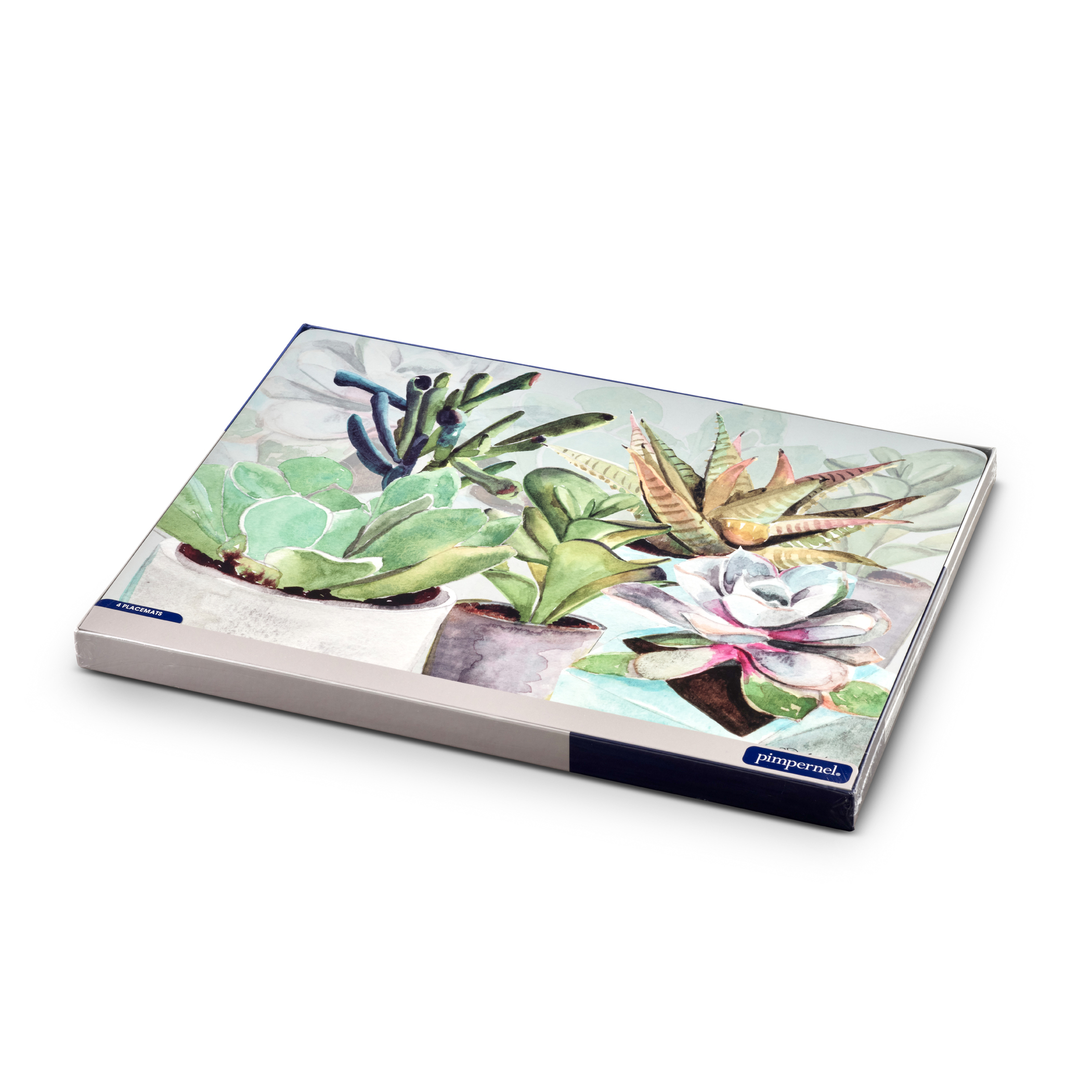 Succulents Set of 4 Placemats image number null