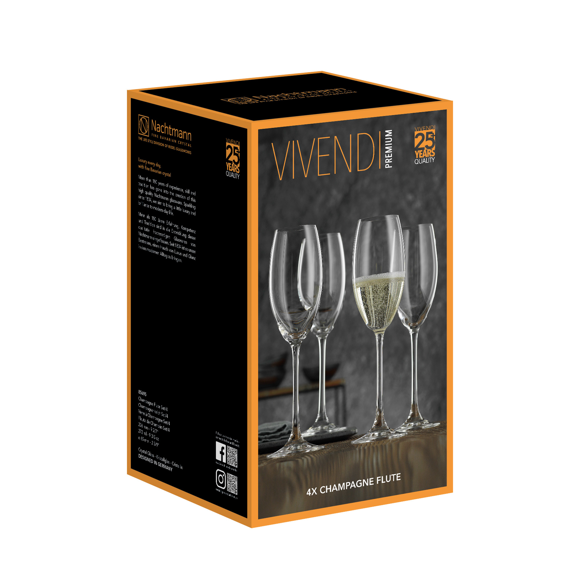 Vivendi Champagne Flutes Set of 4 image number null