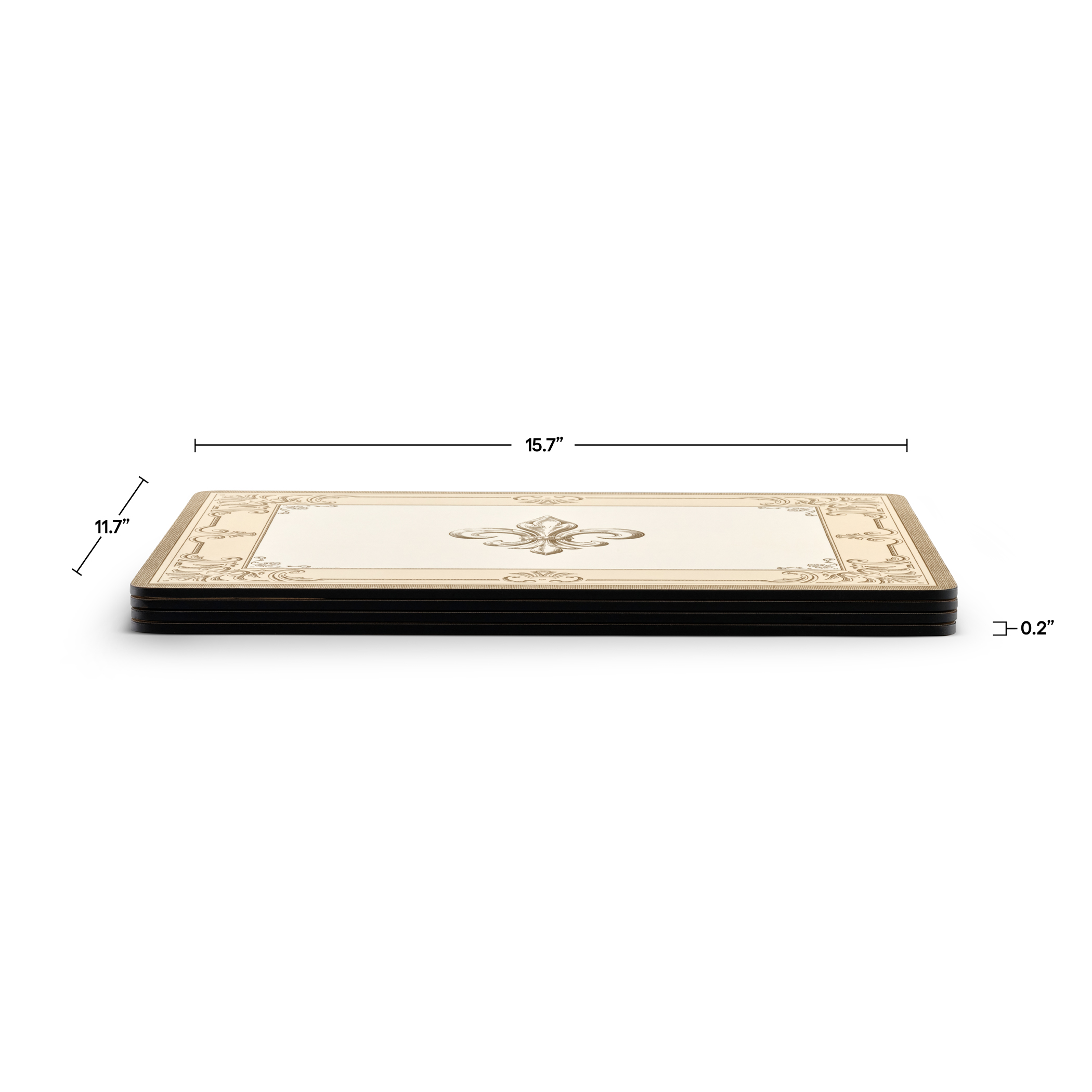 Fleur de Lys Placemats Set of 4 image number null