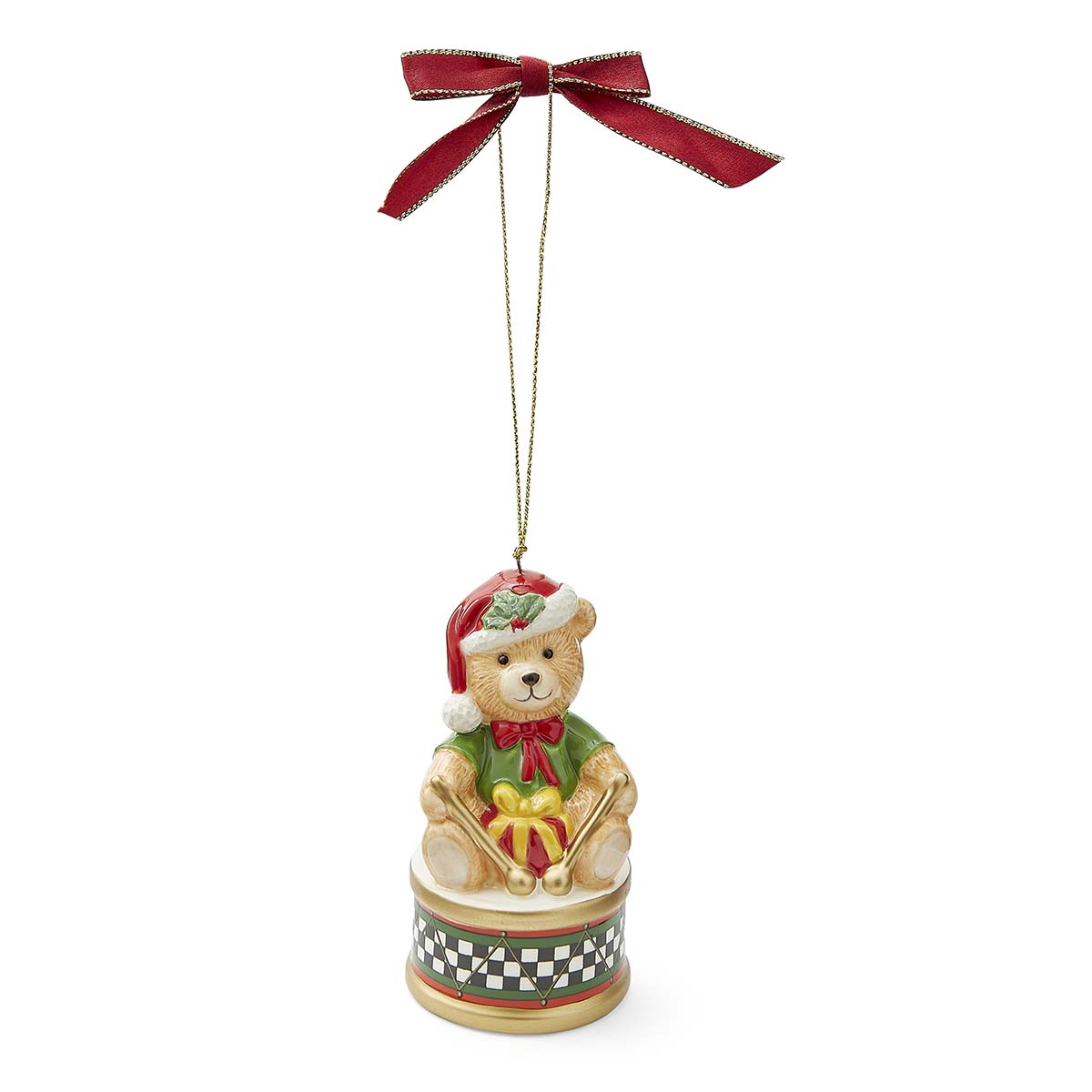 Christmas Tree Teddy Bear Ornament image number null