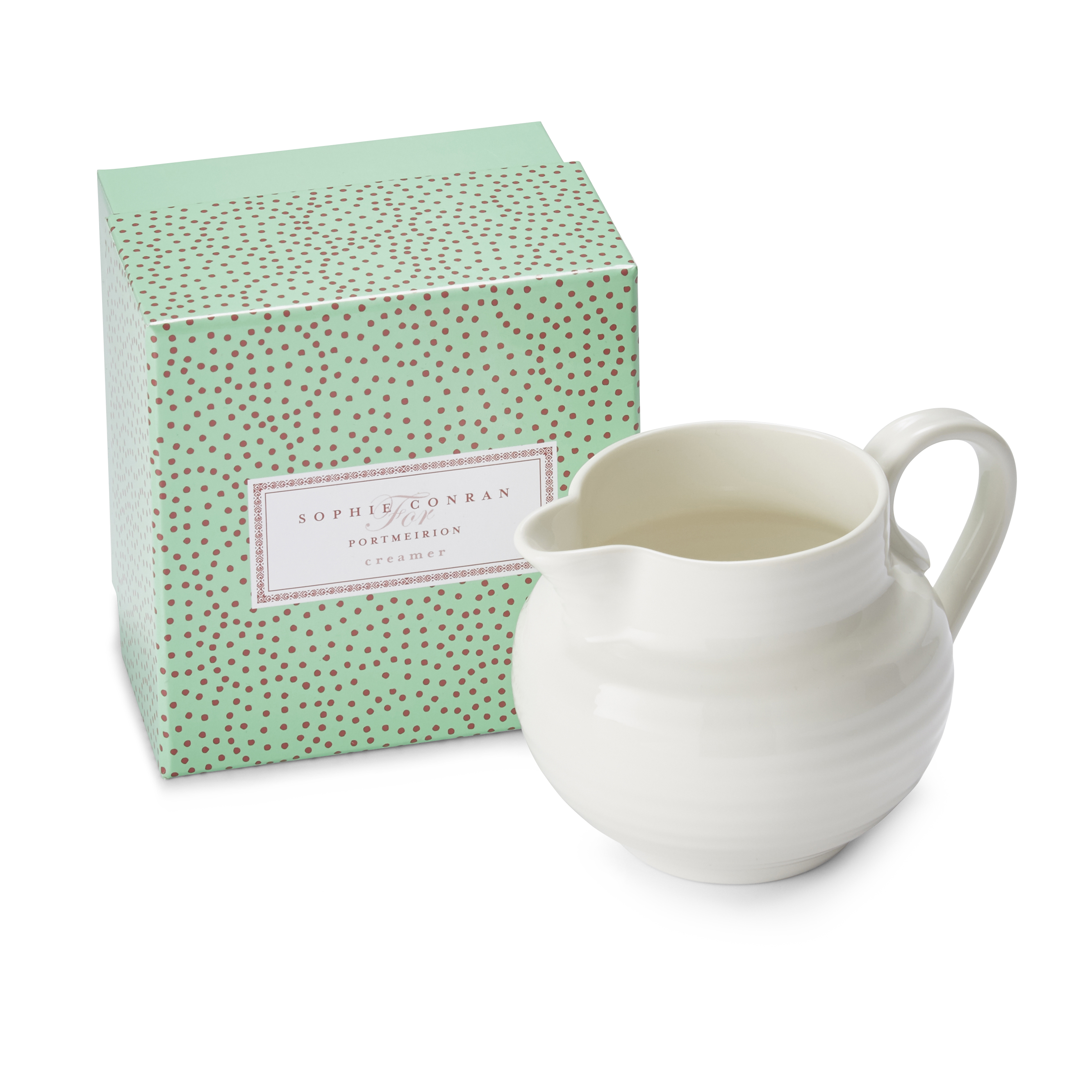 Portmeirion Sophie Conran White Cream Jug Portmeirion