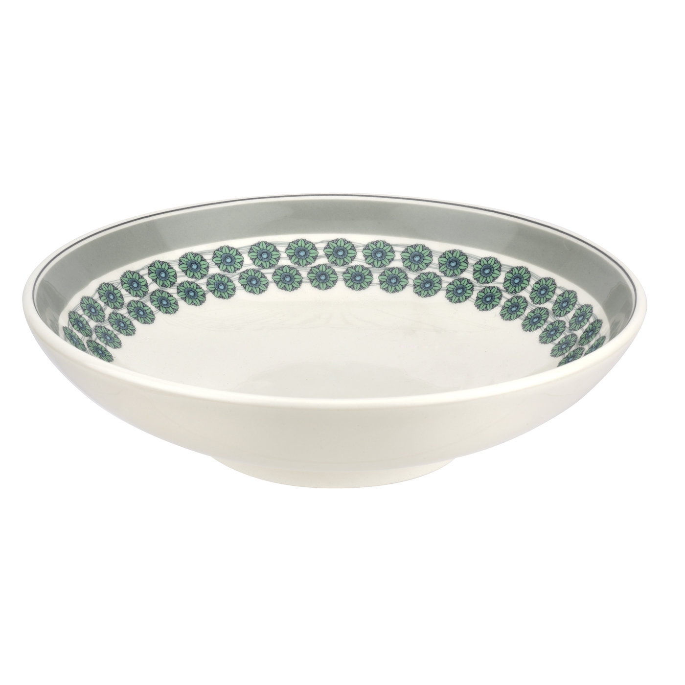 Westerly Grey 10 Inch Low Serving Bowl image number null