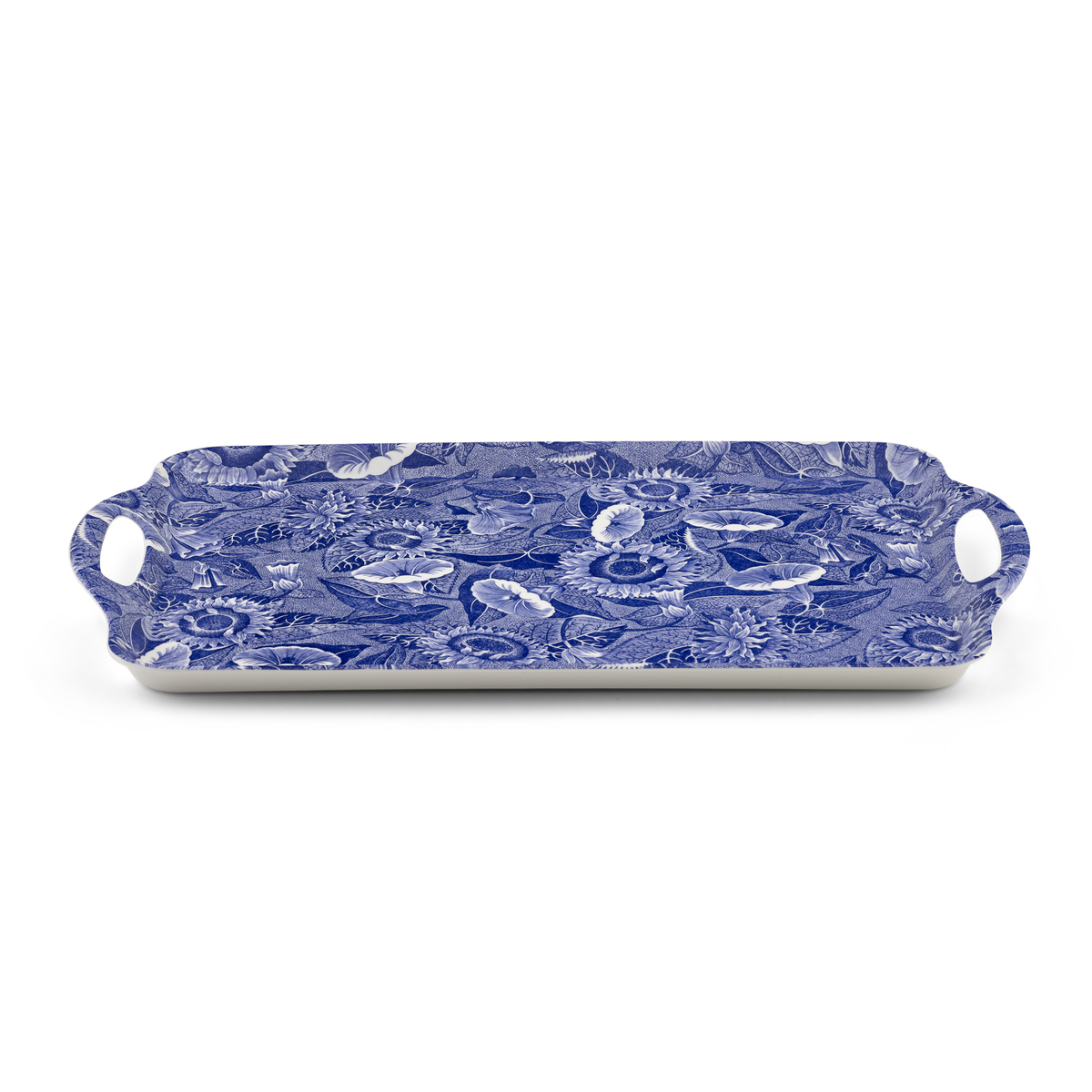 Blue Room Sunflower Large Melamine Handled Tray image number null