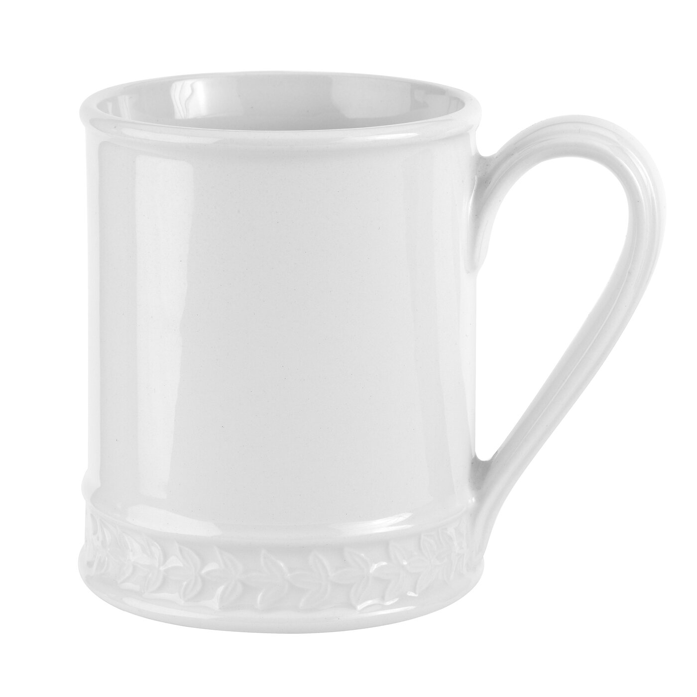 Botanic Garden Harmony 16oz Embossed Tankard Mug White image number null