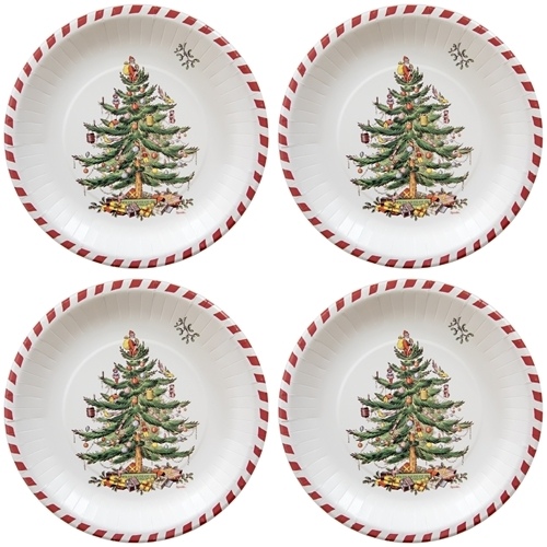 Candy Cane Christmas Tree Dinner Plate ( Paper / 8 Ct) image number null