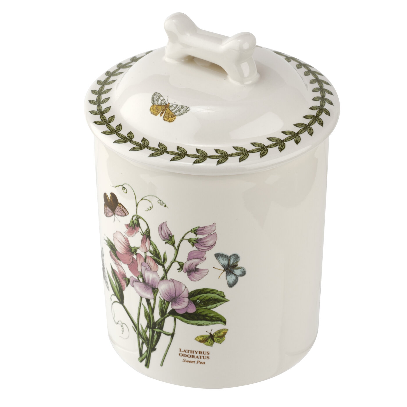 Botanic Garden 7 Inch Treat Jar, Sweet Pea image number null