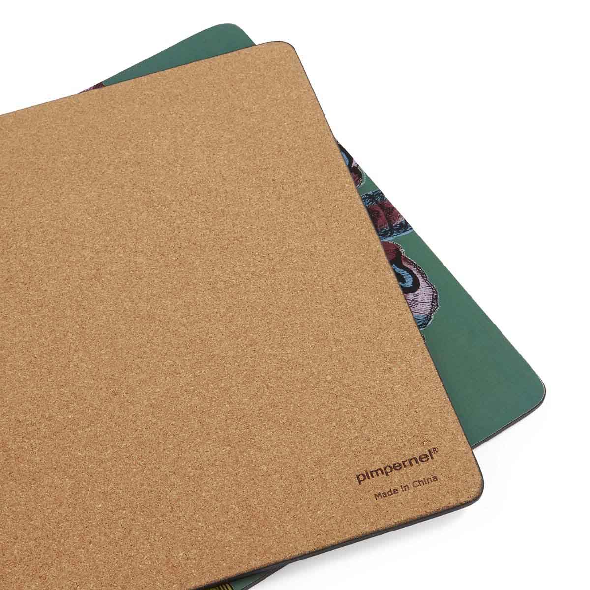 Botanic Garden Flora & Fauna Set of 4 Large Placemats image number null