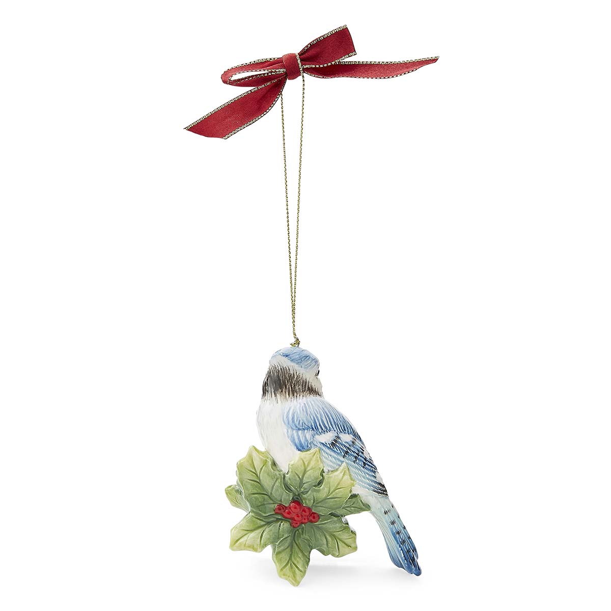 Christmas Tree Blue Jay Ornament image number null