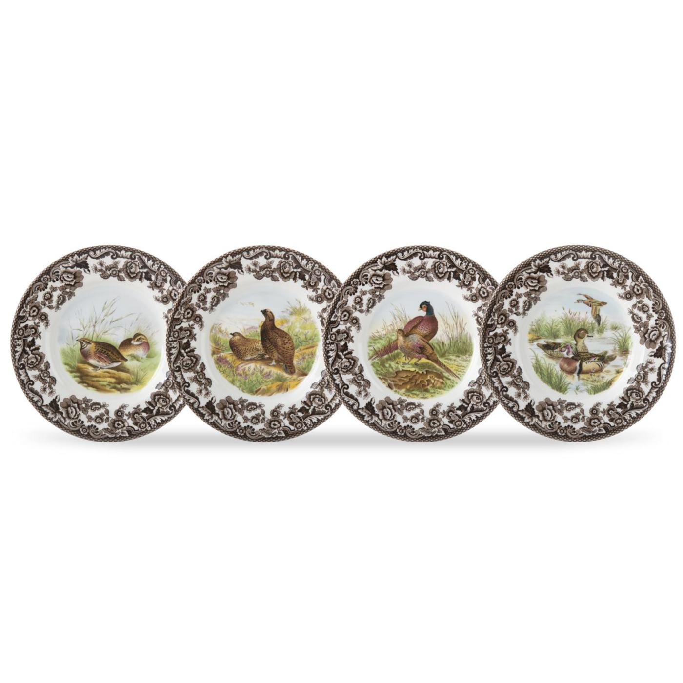 Woodland Canape Plates, Birds image number null