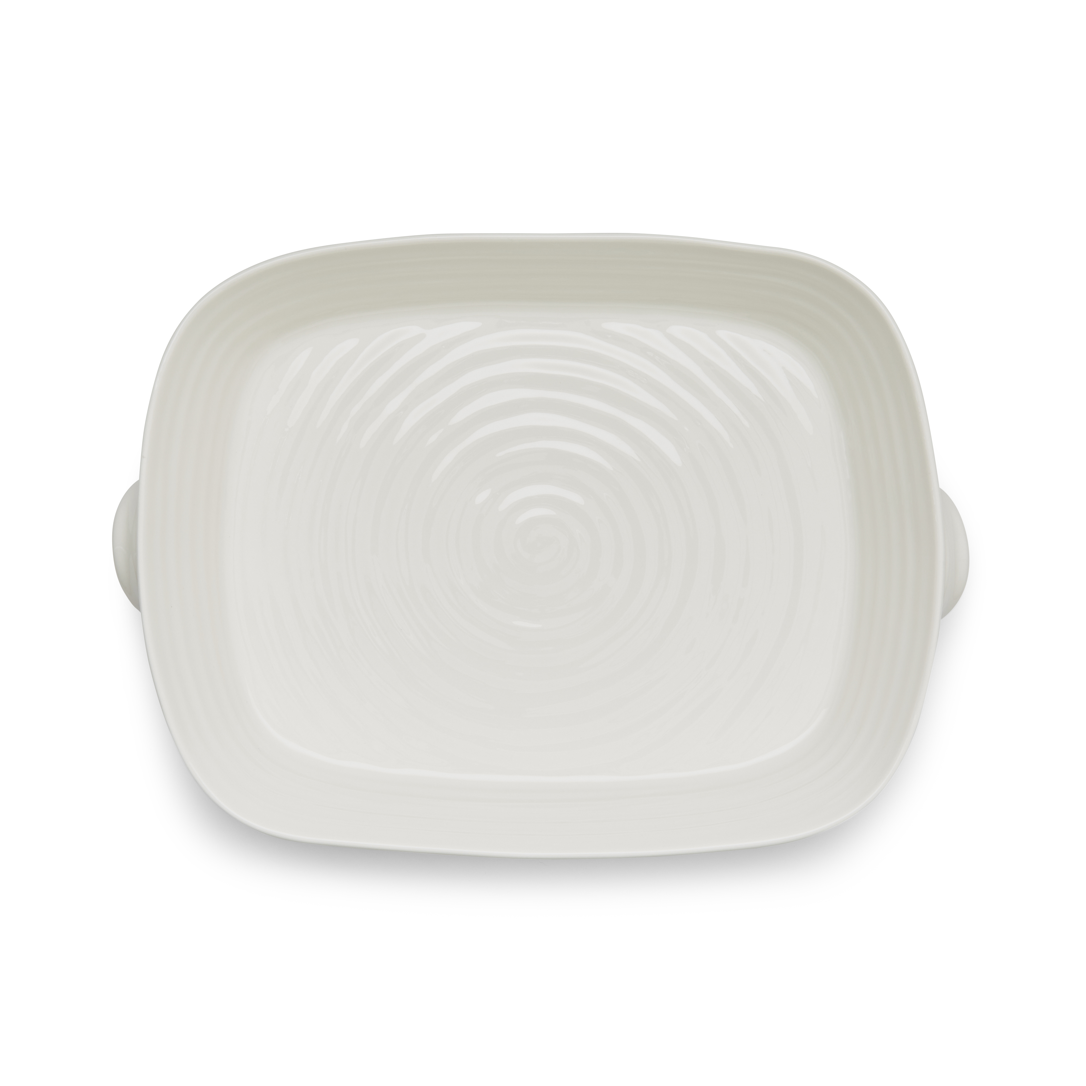 Sophie Conran White Large Handled Rectangular Roasting Dish image number null