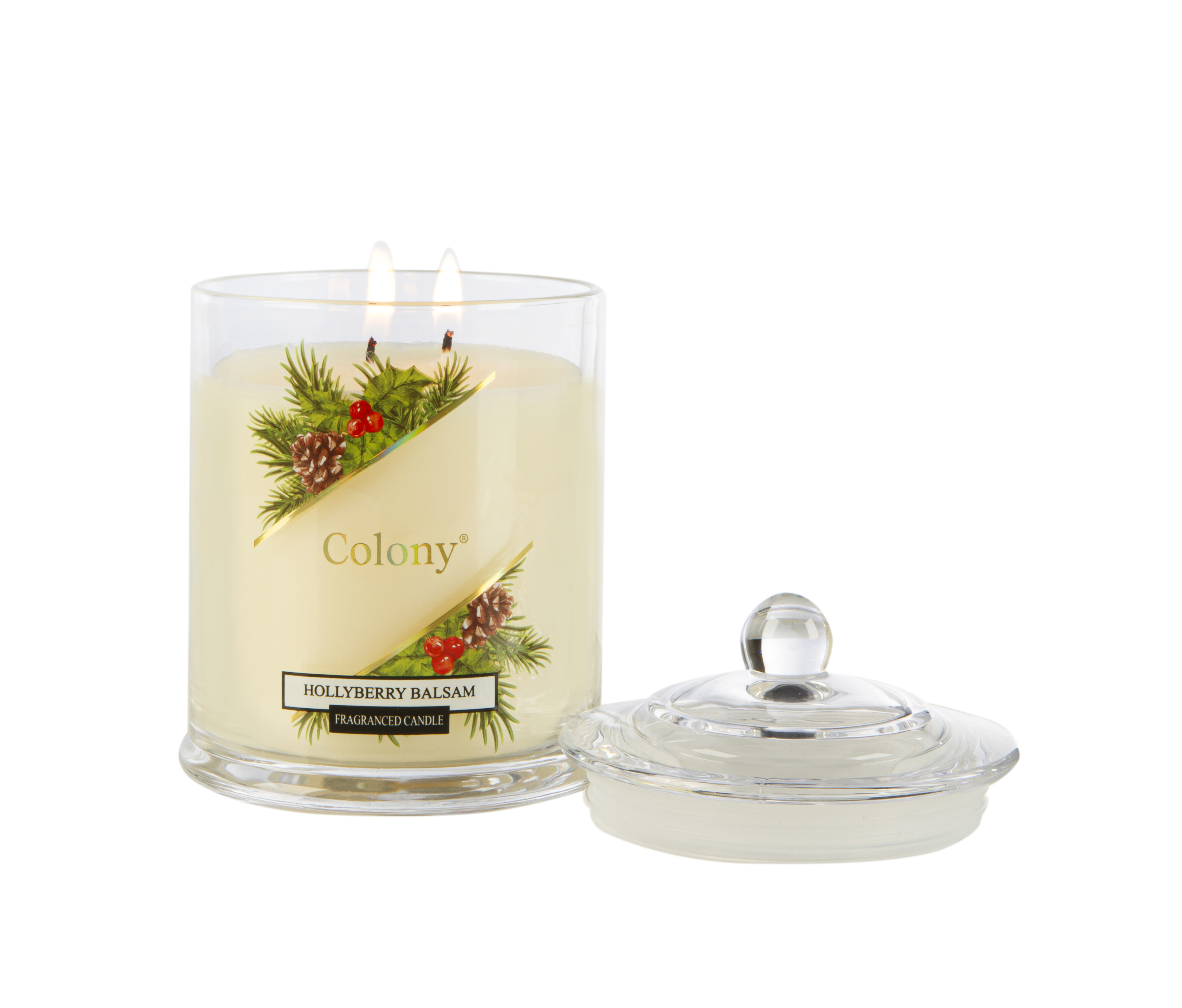 Hollyberry Balsam Candle Jar image number null