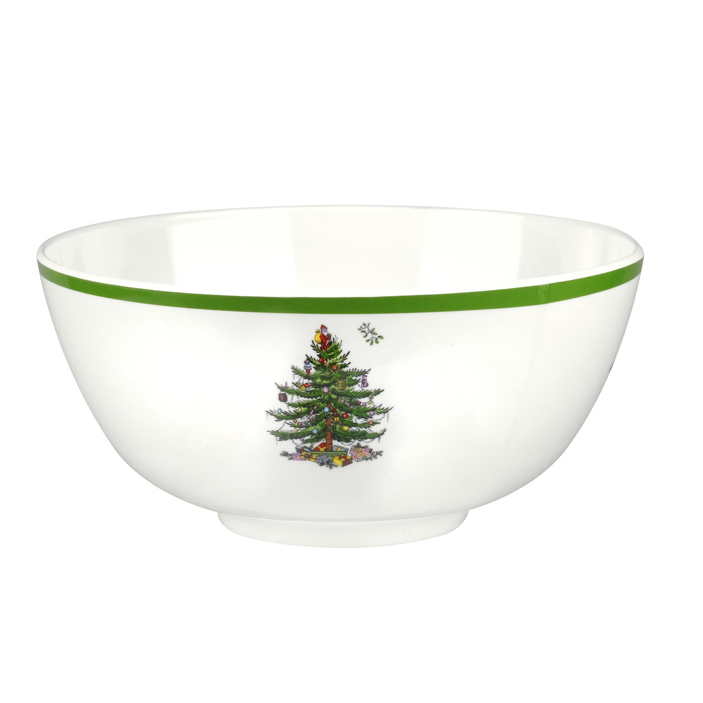 Christmas Tree 11 Inch Melamine Bowl image number null