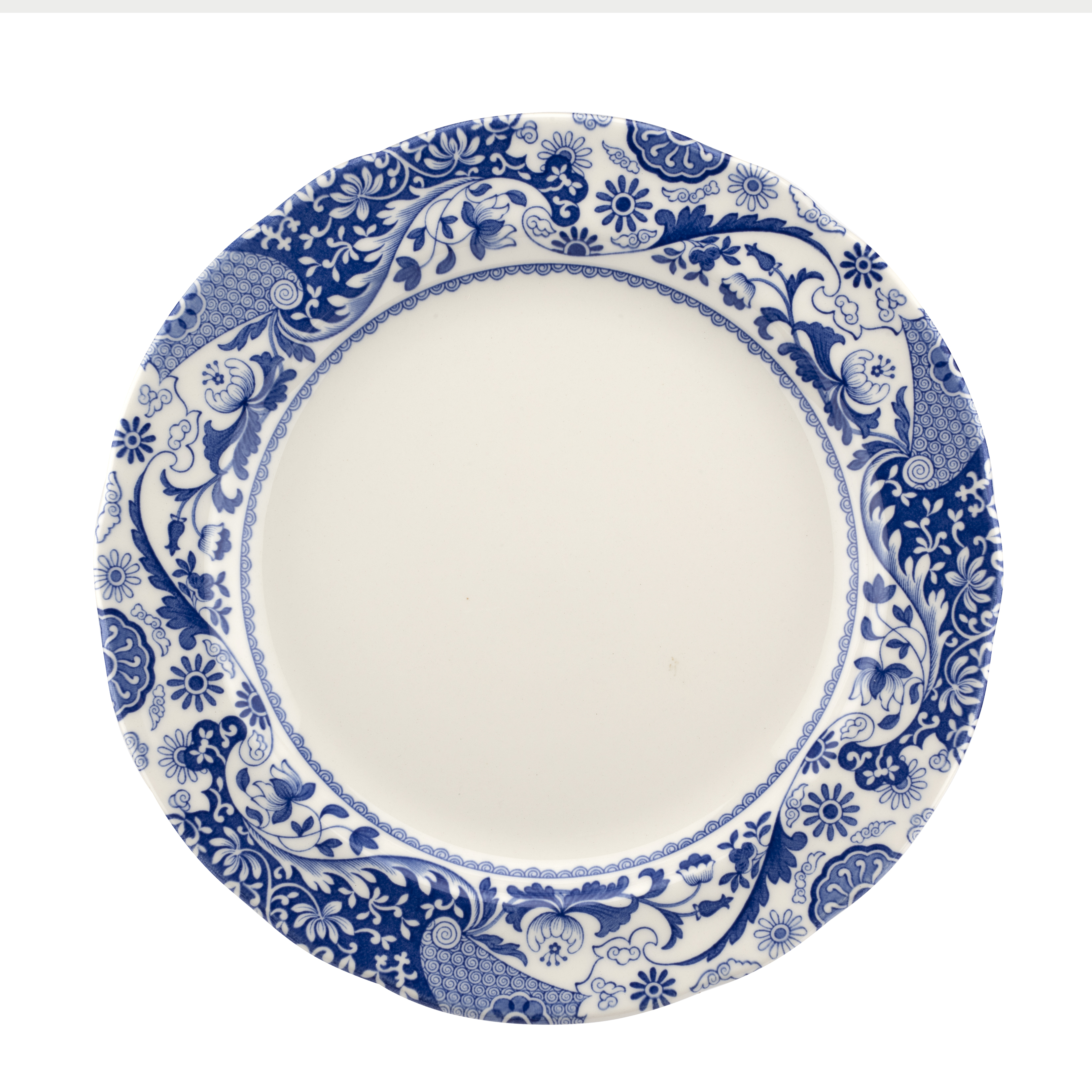 Blue Italian Brocato 10.5 Inch Dinner Plate image number null
