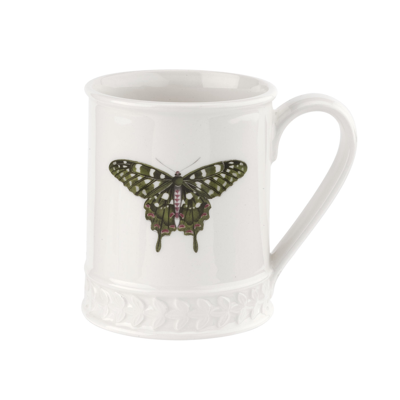 포트메리온 '보타닉 가든 하모니' 나비 머그 Portmeirion Botanic Garden Harmony Embossed 16 oz Tankard-Forest Green Butterfly