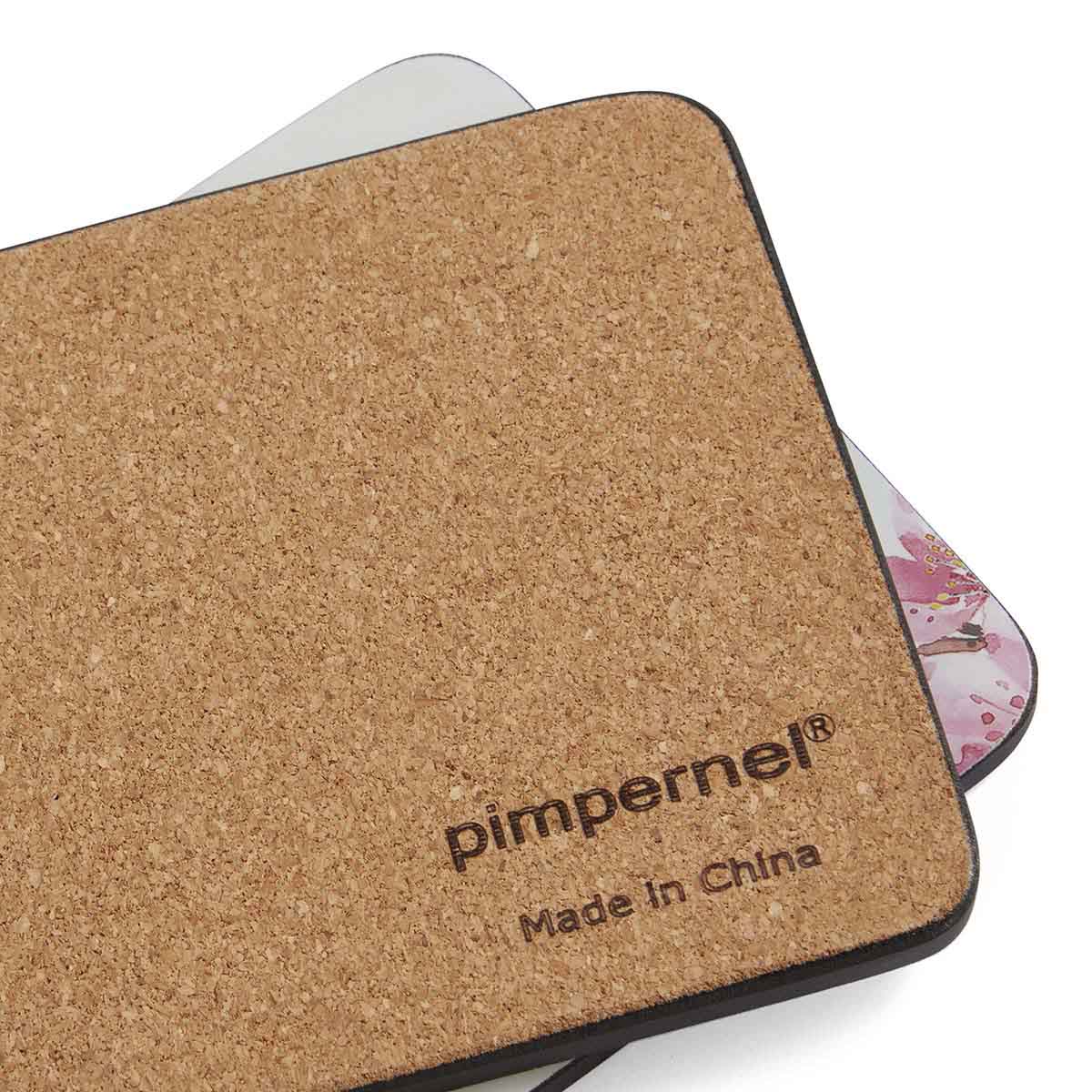 Pink Blossom Set of 6 Coasters image number null