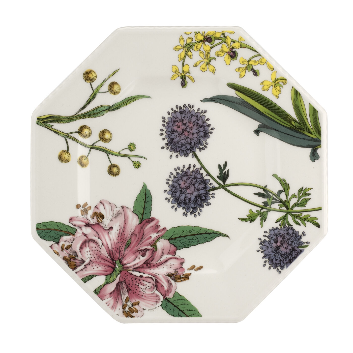 Stafford Blooms  9.5 Inch Octagonal Plate image number null