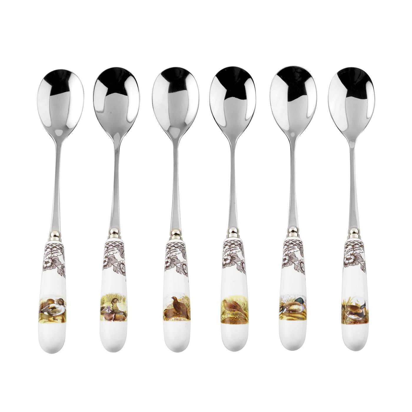 Woodland Set of 6 Teaspoons (Assorted Motifs) image number null