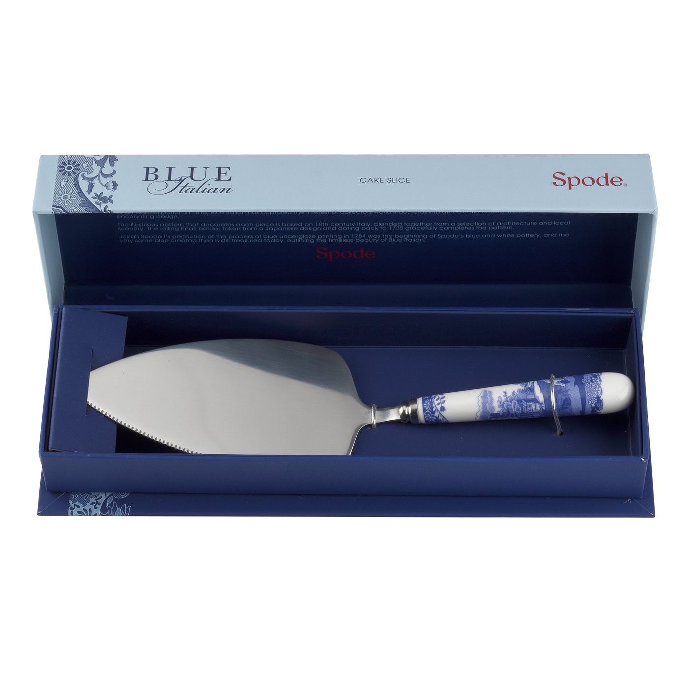 Blue Italian Cake Knife image number null