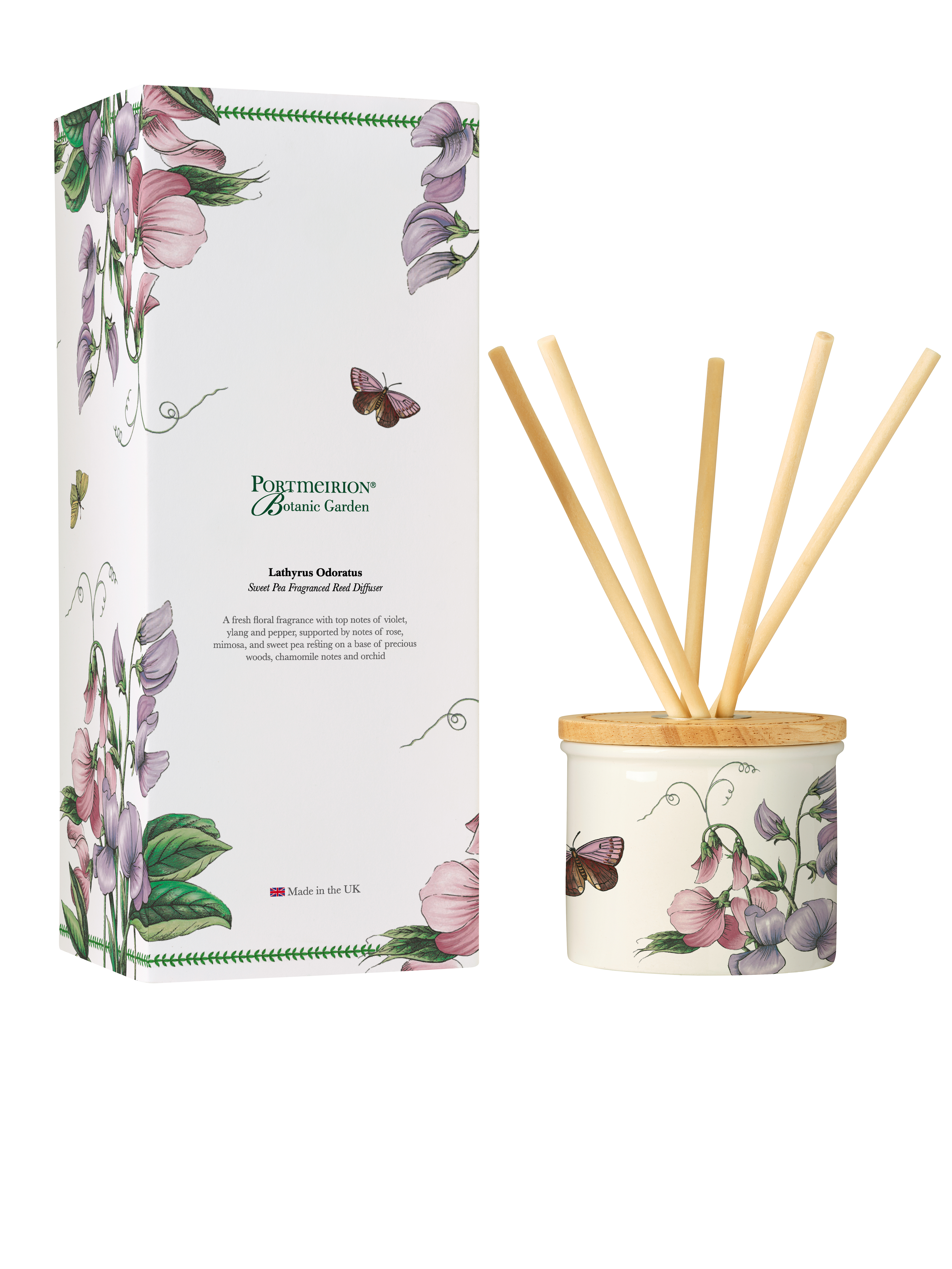 Botanic Garden Sweet Pea Reed Diffuser image number null