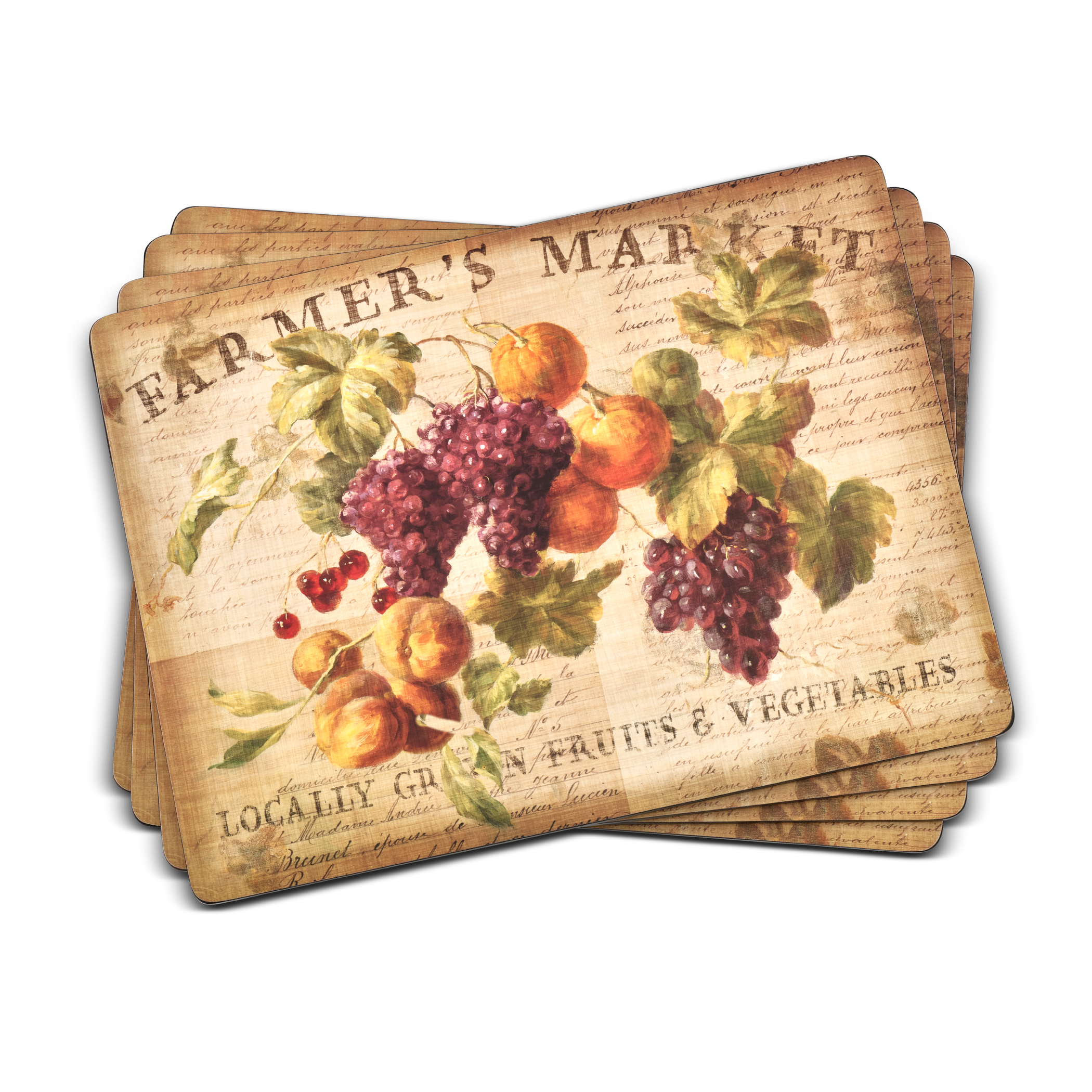 Abundant Fall Placemats Set of 4 image number null