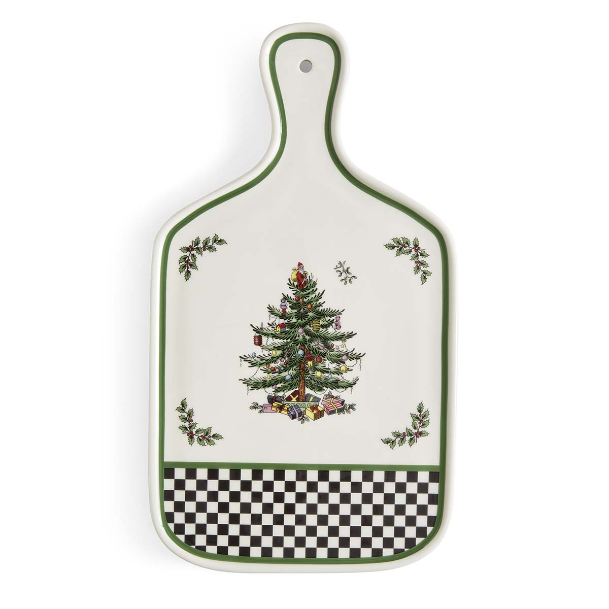 Christmas Tree Black & White Serving Board image number null