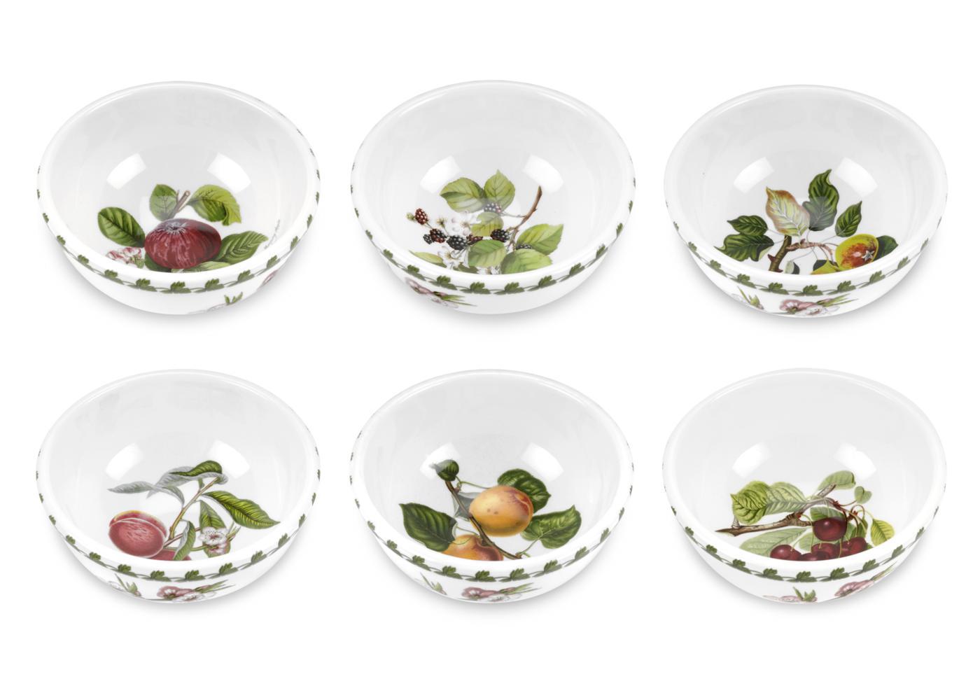 Pomona 5.5 Inch Fruit/Salad Bowl Set of 6 (Assorted Motifs) image number null