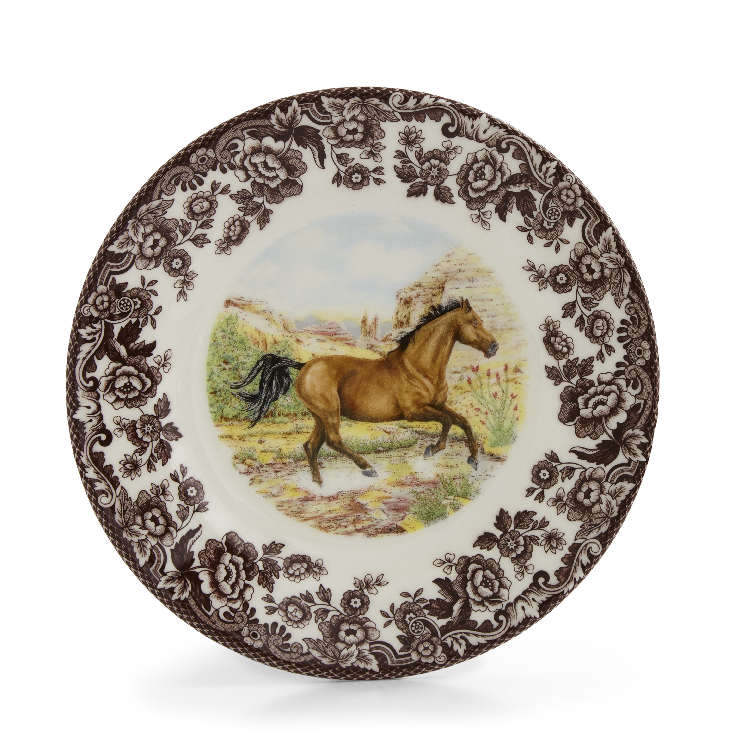 Woodland Salad Plate 8 Inch, American Quarter Horse image number null